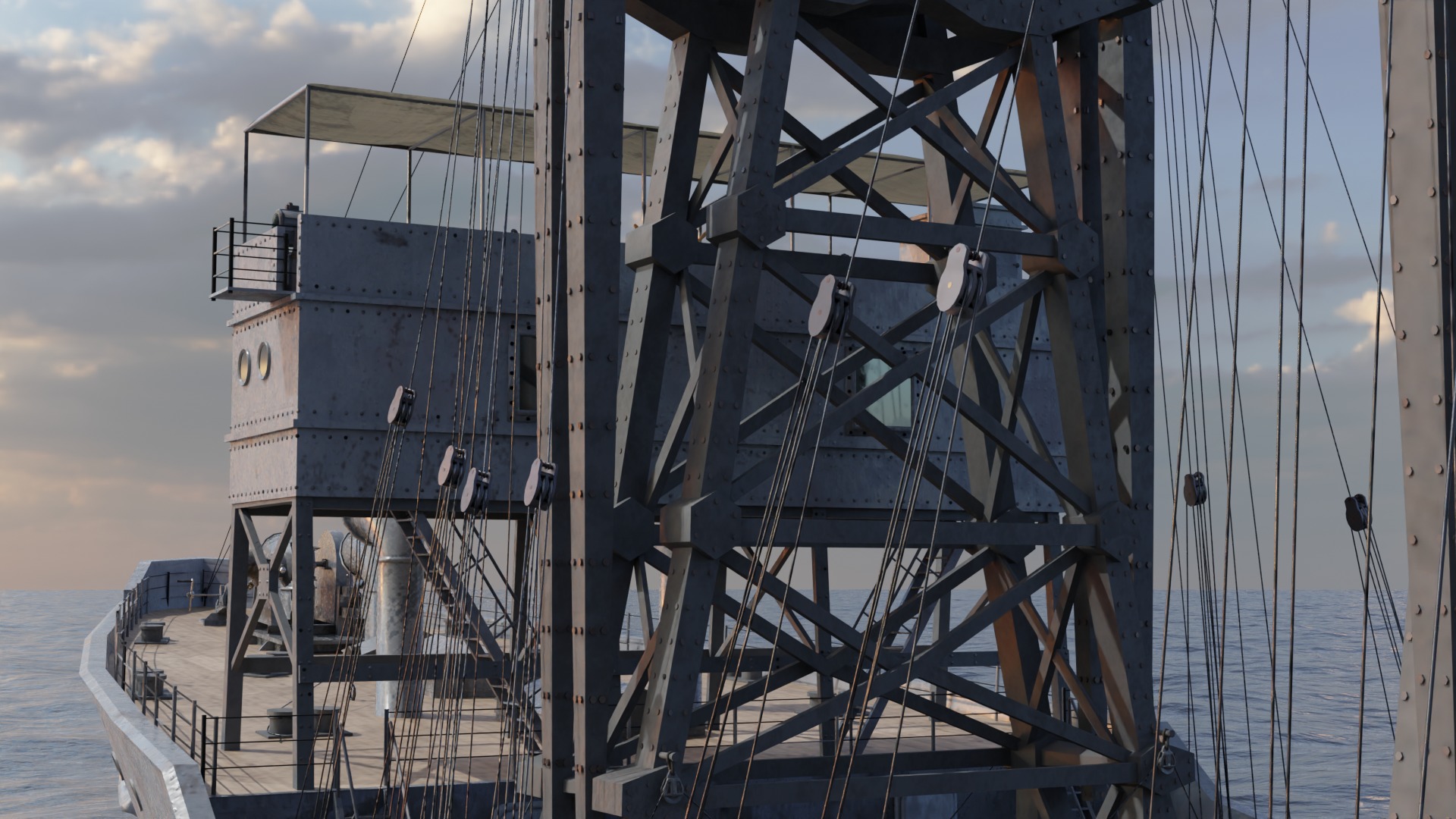 USS Cyclops - AC-4 - Collier Ship 3D model_27