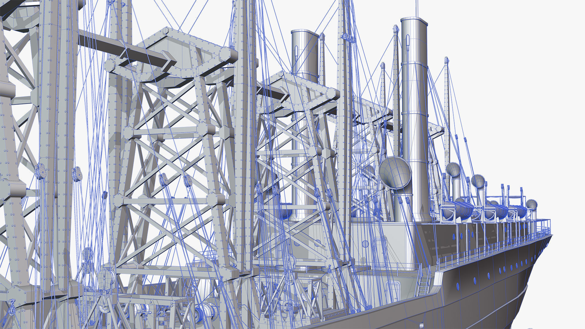 USS Cyclops - AC-4 - Collier Ship 3D model_36