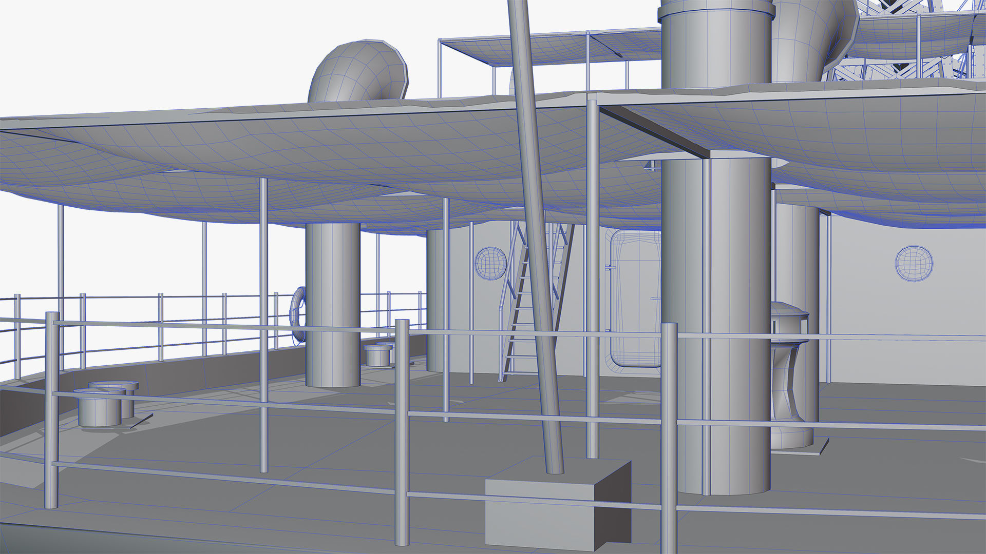 USS Cyclops - AC-4 - Collier Ship 3D model_46