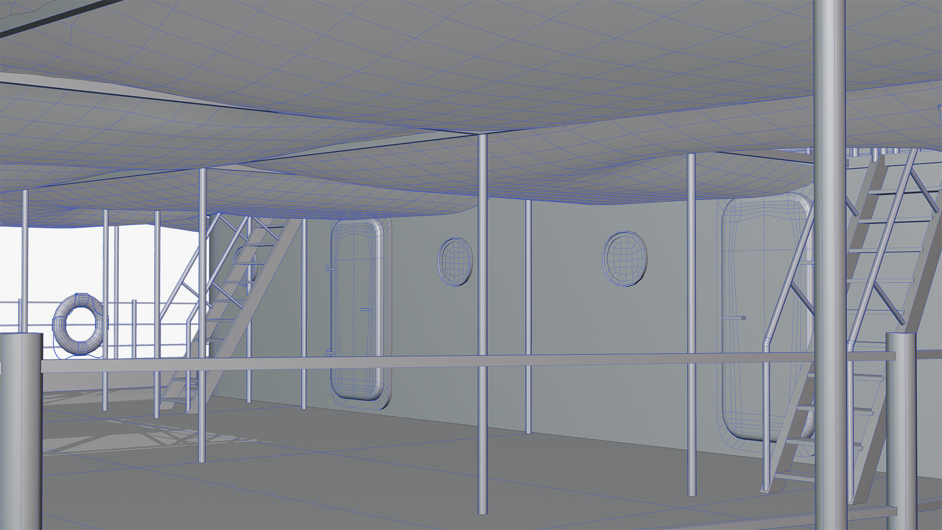 USS Cyclops - AC-4 - Collier Ship 3D model_48