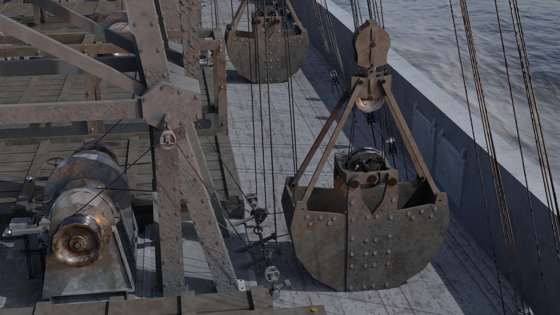 USS Cyclops - AC-4 - Collier Ship 3D model_35