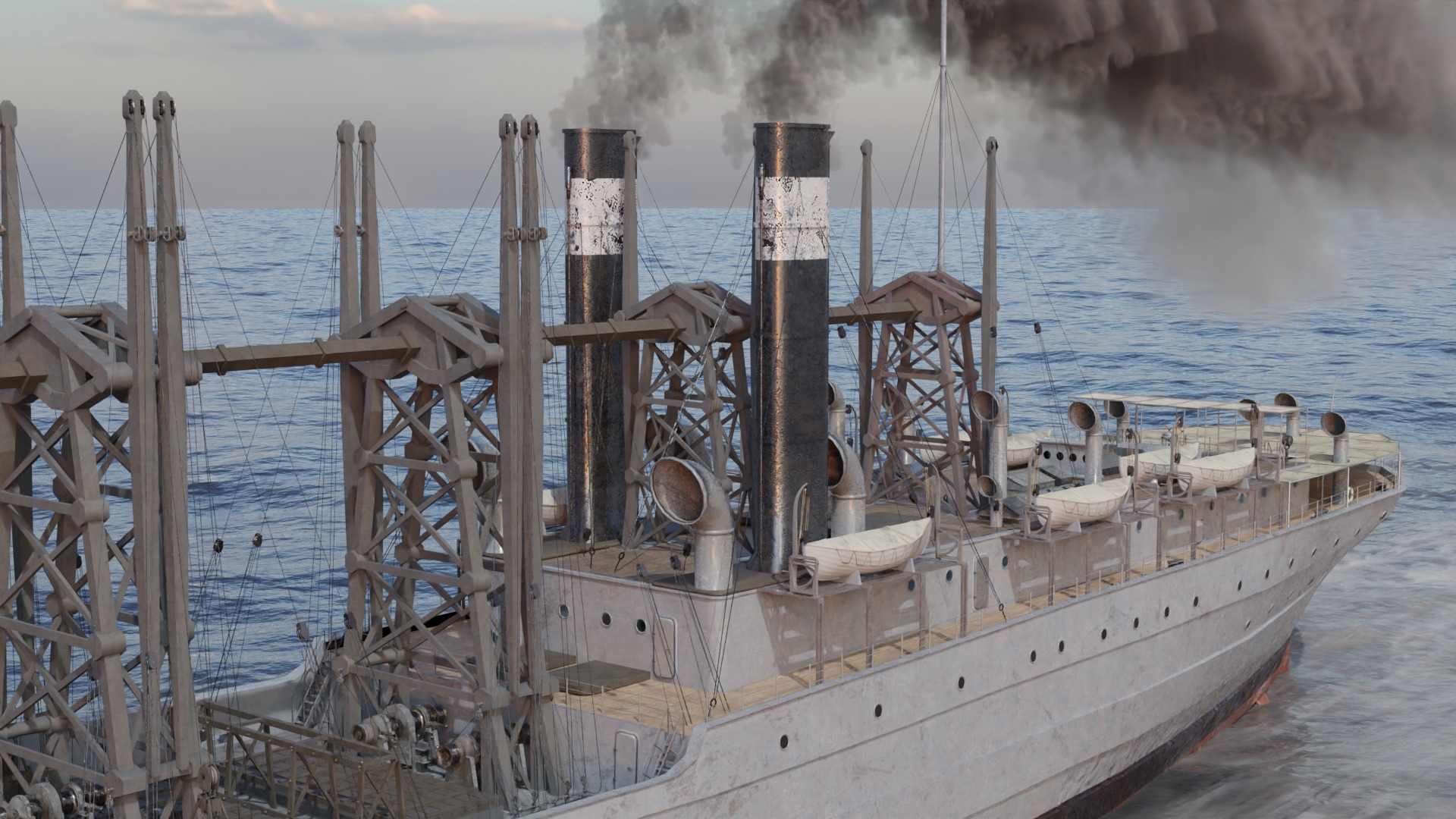 USS Cyclops - AC-4 - Collier Ship 3D model_39