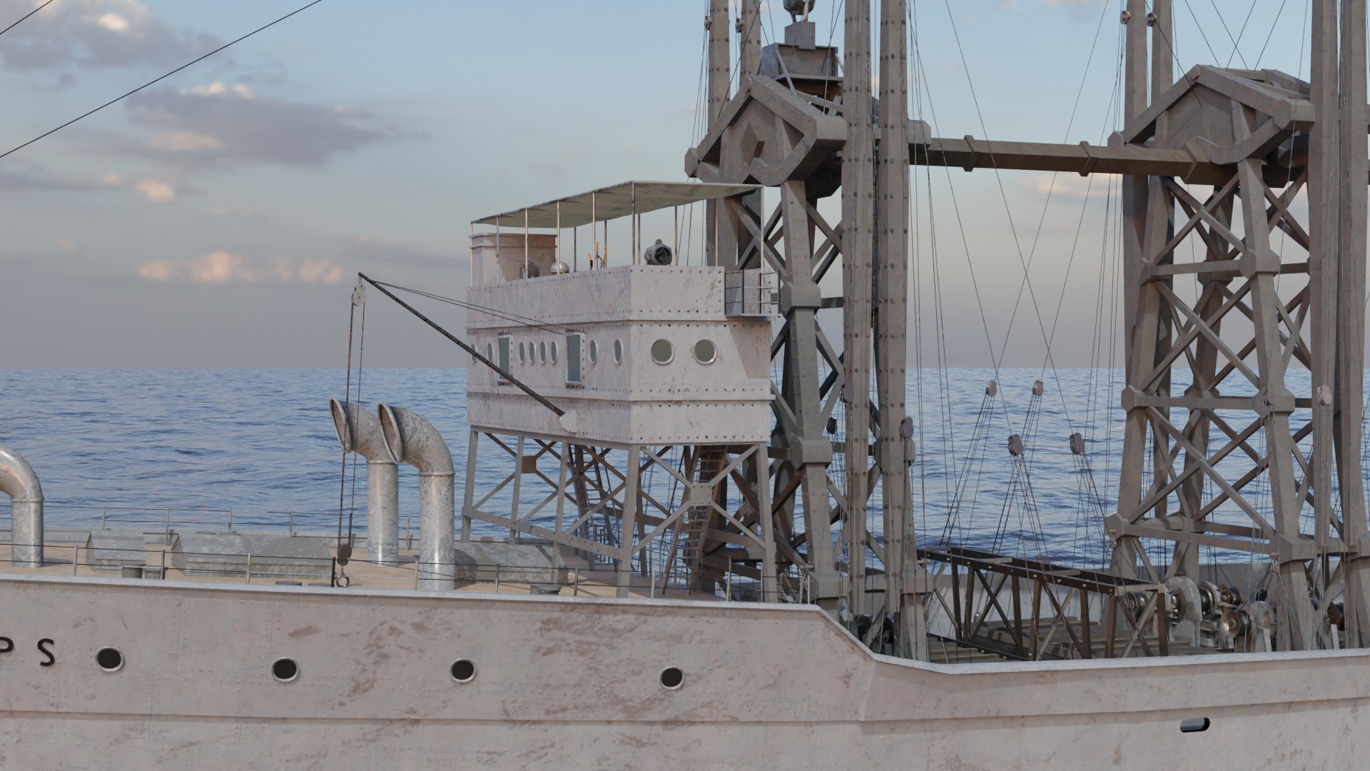 USS Cyclops - AC-4 - Collier Ship 3D model_23