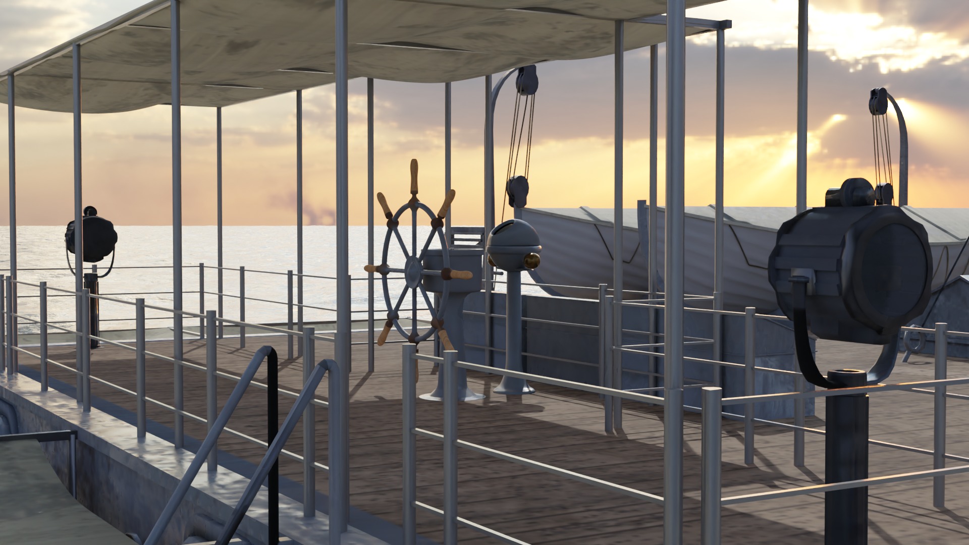 USS Cyclops - AC-4 - Collier Ship 3D model_11