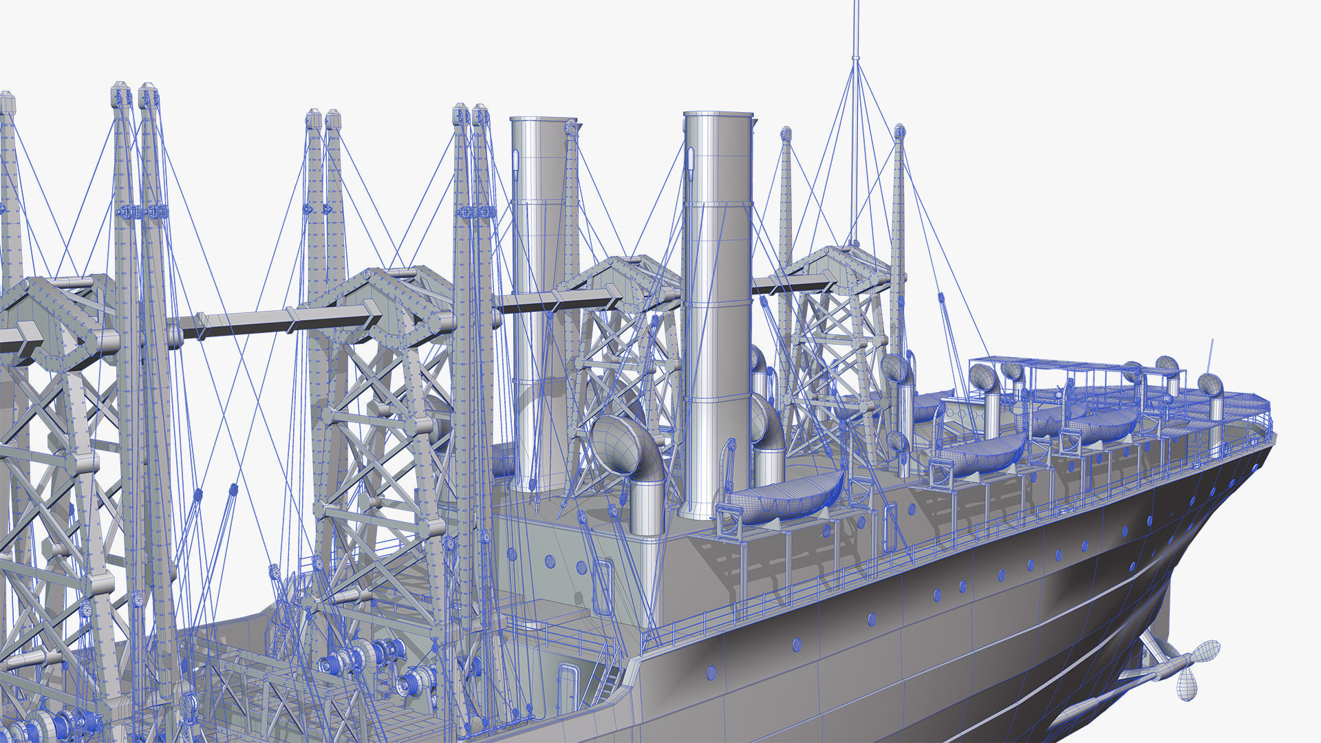 USS Cyclops - AC-4 - Collier Ship 3D model_38