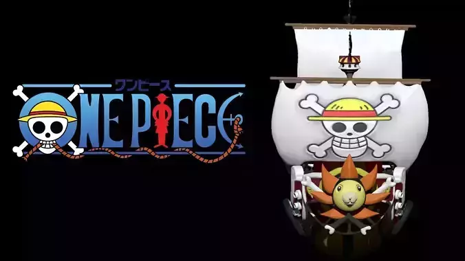 Thousand Sunny Ship from One Piece 3D print model