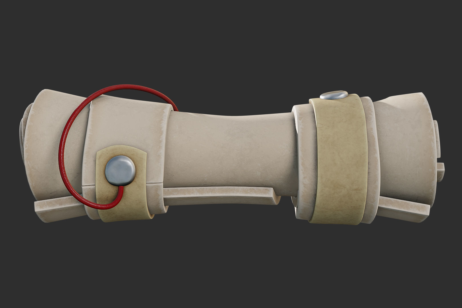 a scroll Low-poly 3D model_2