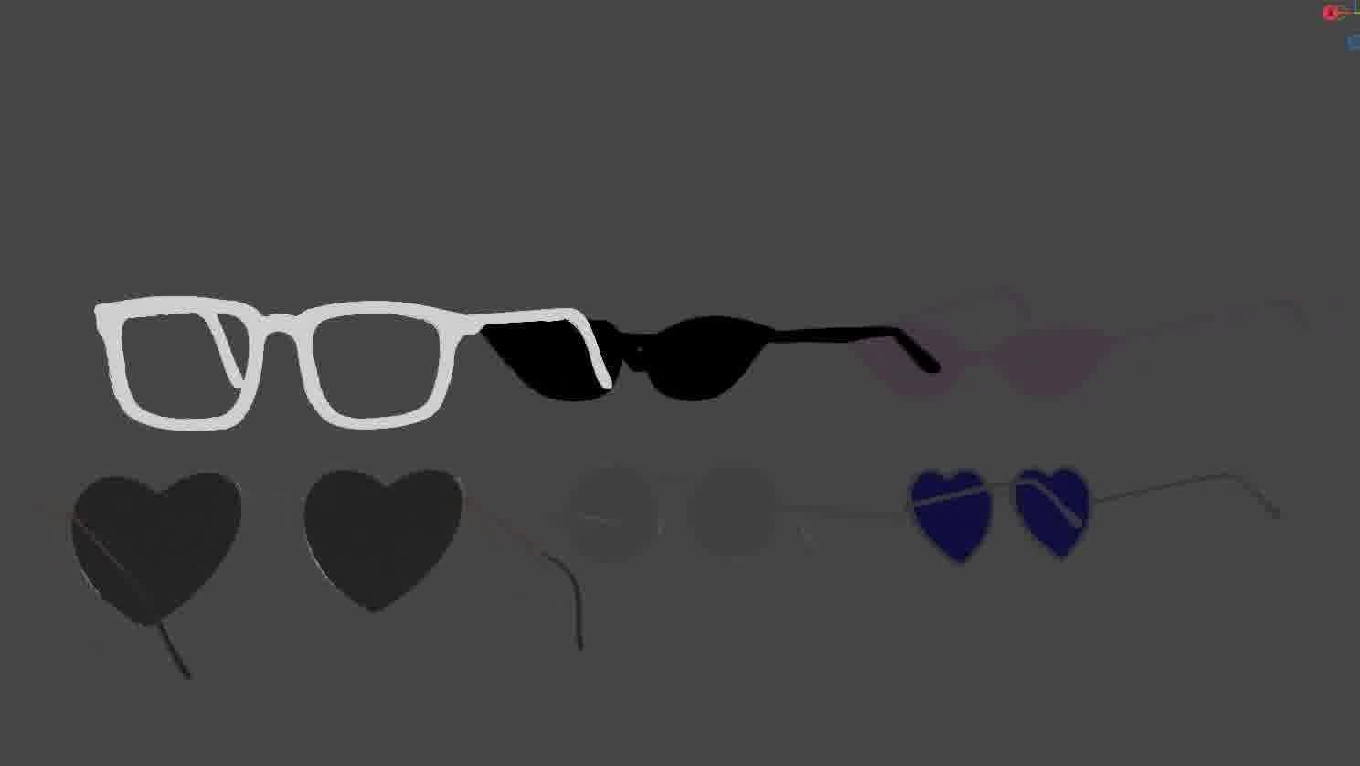 Glasses Pack 3D model Low-poly 3D model_74