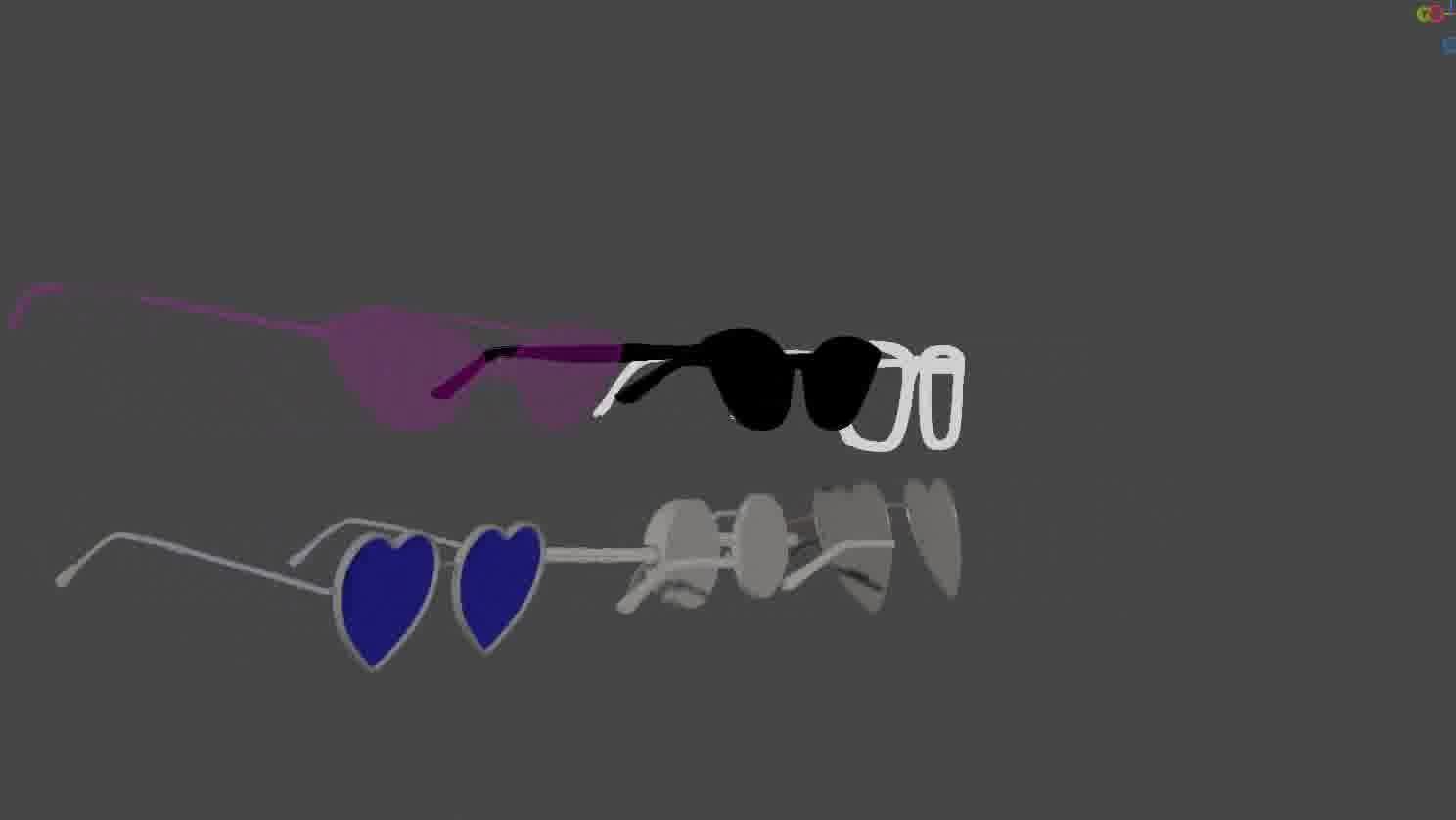 Glasses Pack 3D model Low-poly 3D model_39
