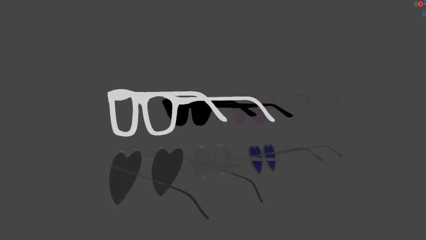 Glasses Pack 3D model Low-poly 3D model_81