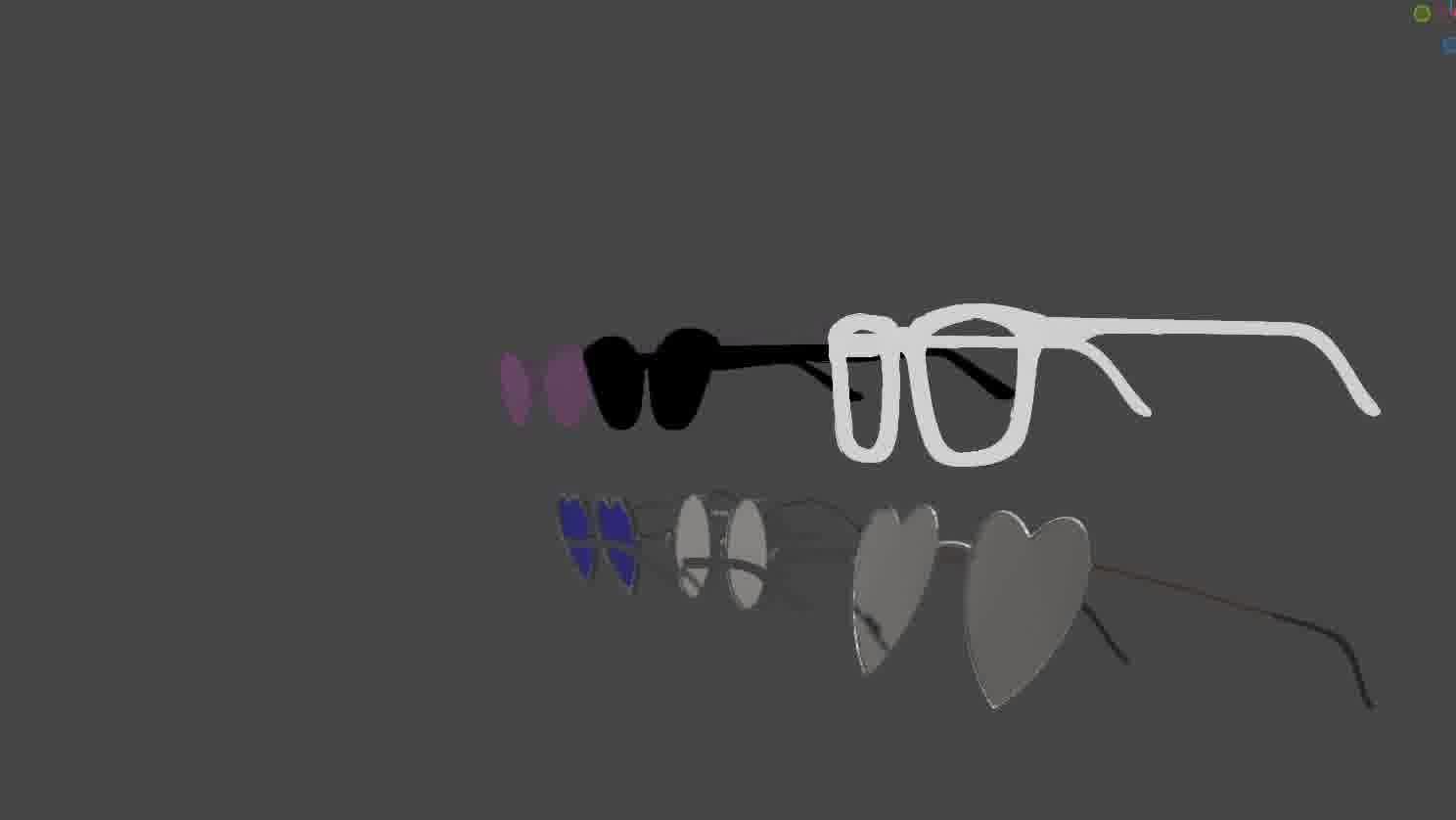 Glasses Pack 3D model Low-poly 3D model_85