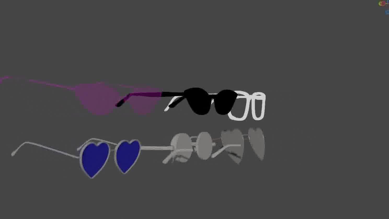 Glasses Pack 3D model Low-poly 3D model_34