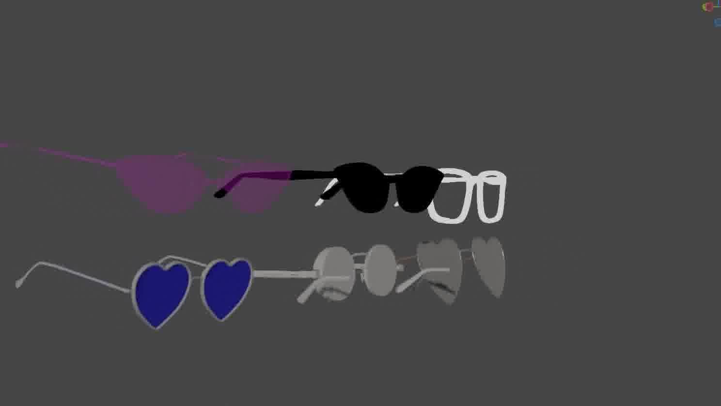 Glasses Pack 3D model Low-poly 3D model_33