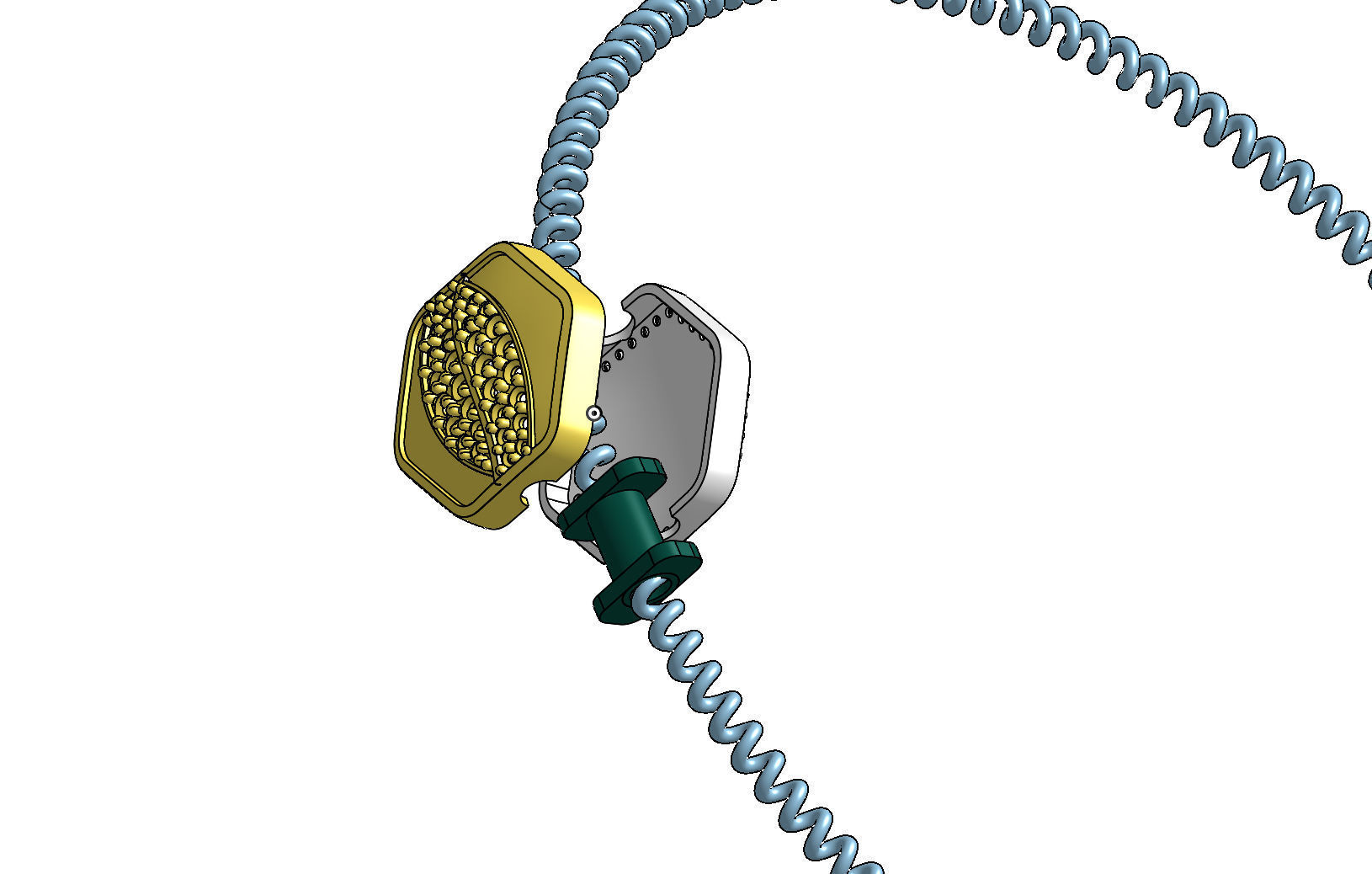 Stretchable bracelet cad file  3D print model_2