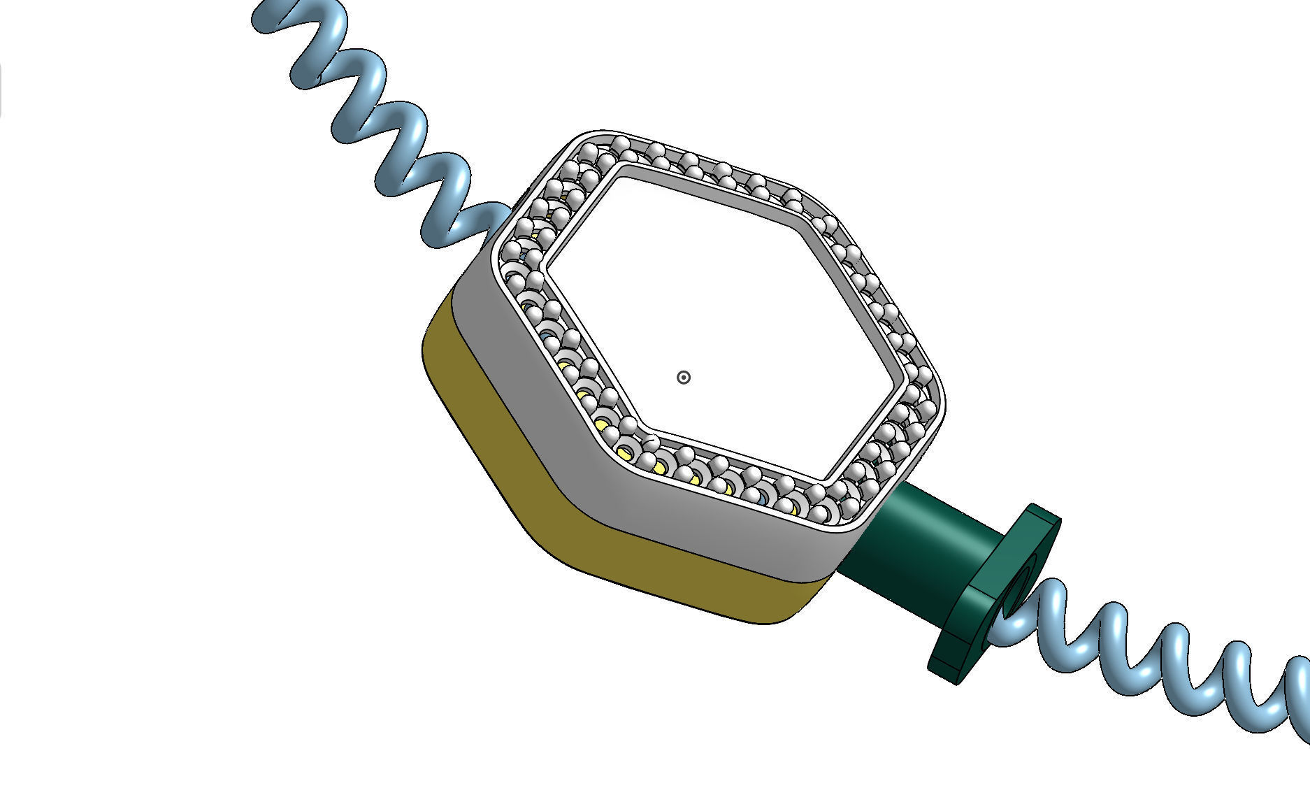 Stretchable bracelet cad file  3D print model_6