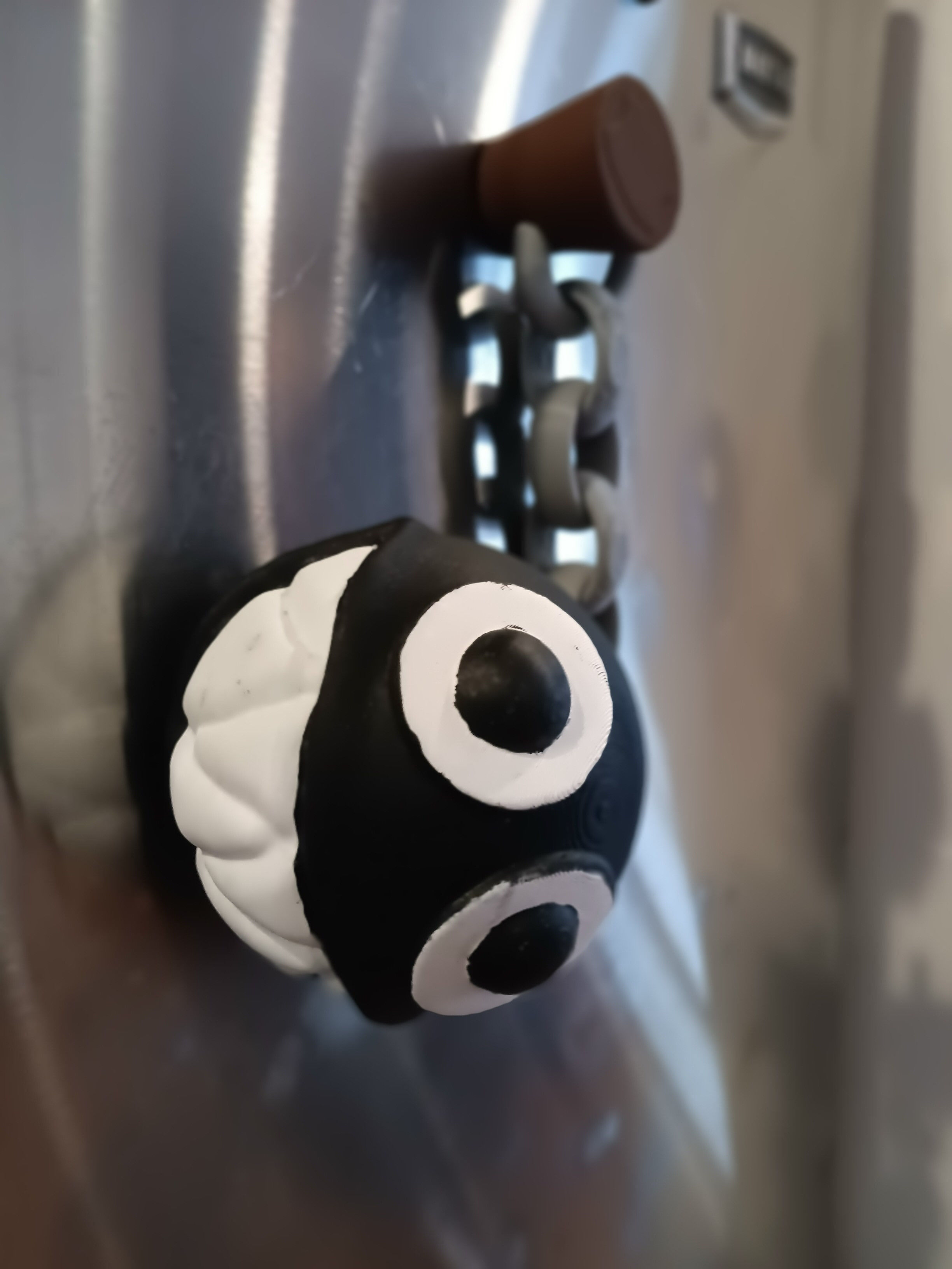 Chain Chomp magnet - flexi fidget toy 3D print model_6