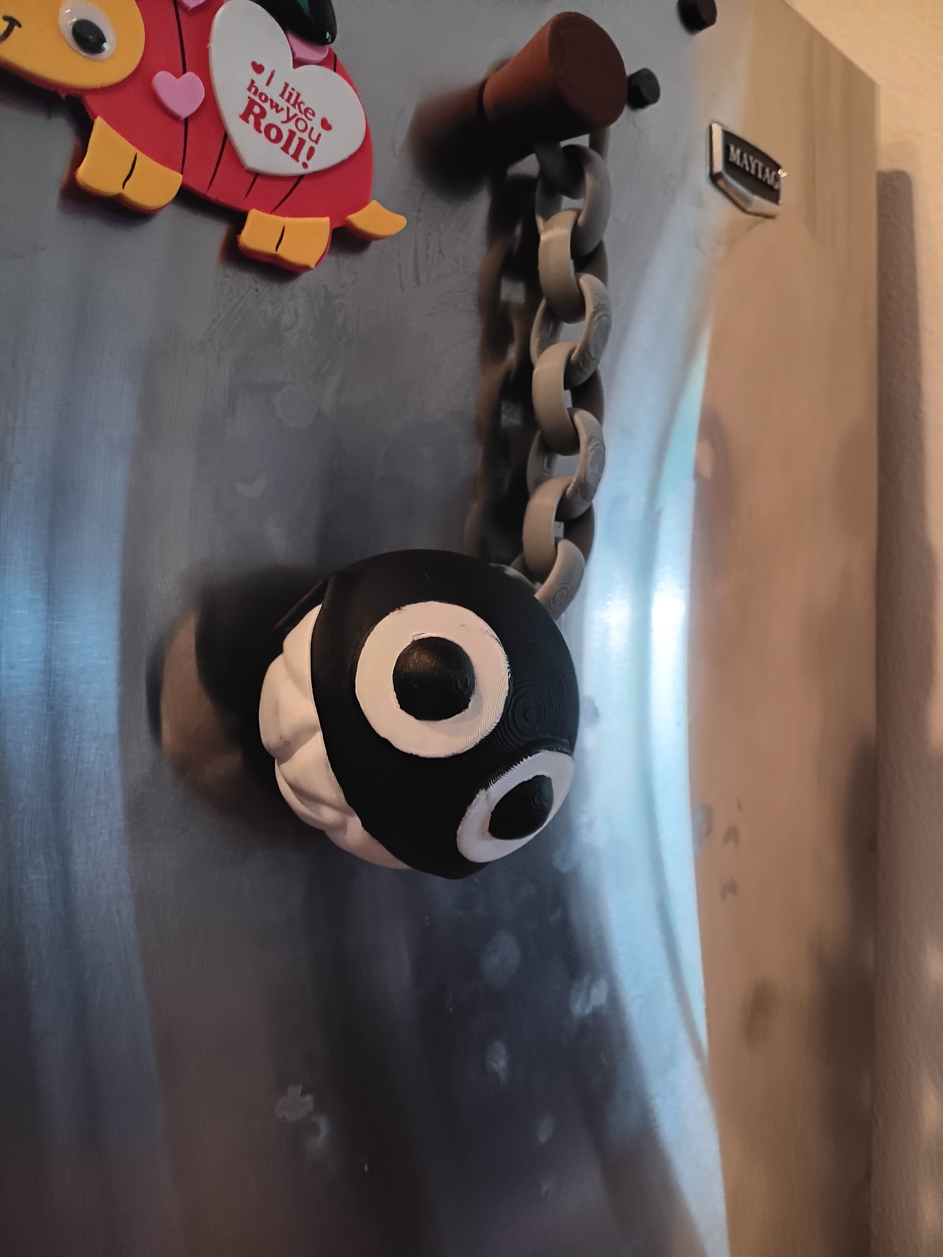 Chain Chomp magnet - flexi fidget toy 3D print model_2