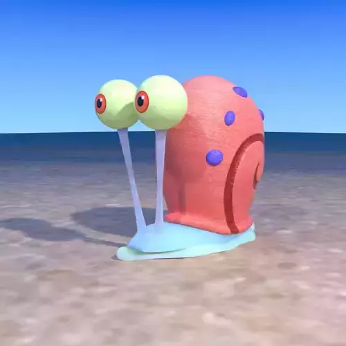 Gary the Snail 3D model