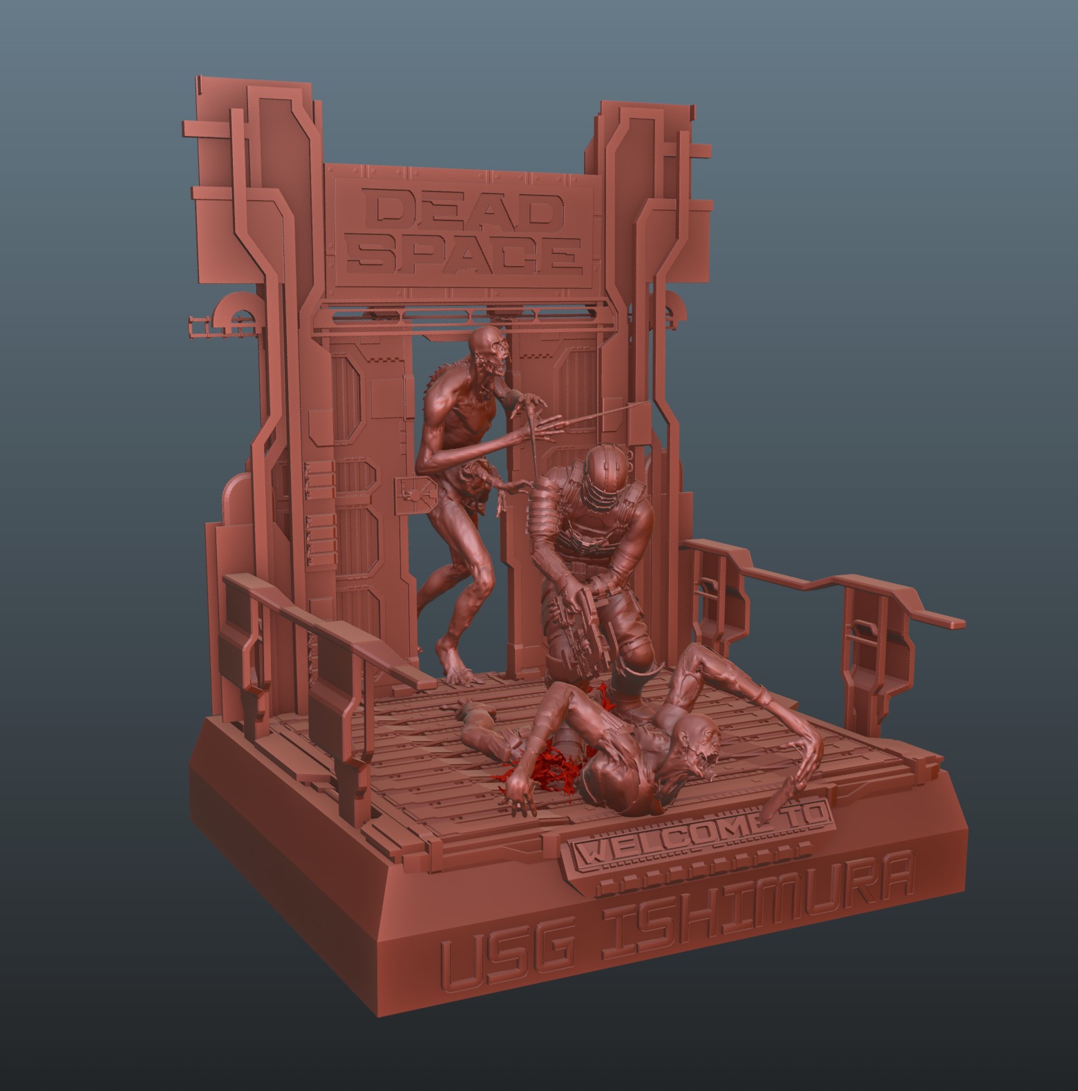 Dead Space Welcome to Ishimura diorama Bonus 3D print model_3