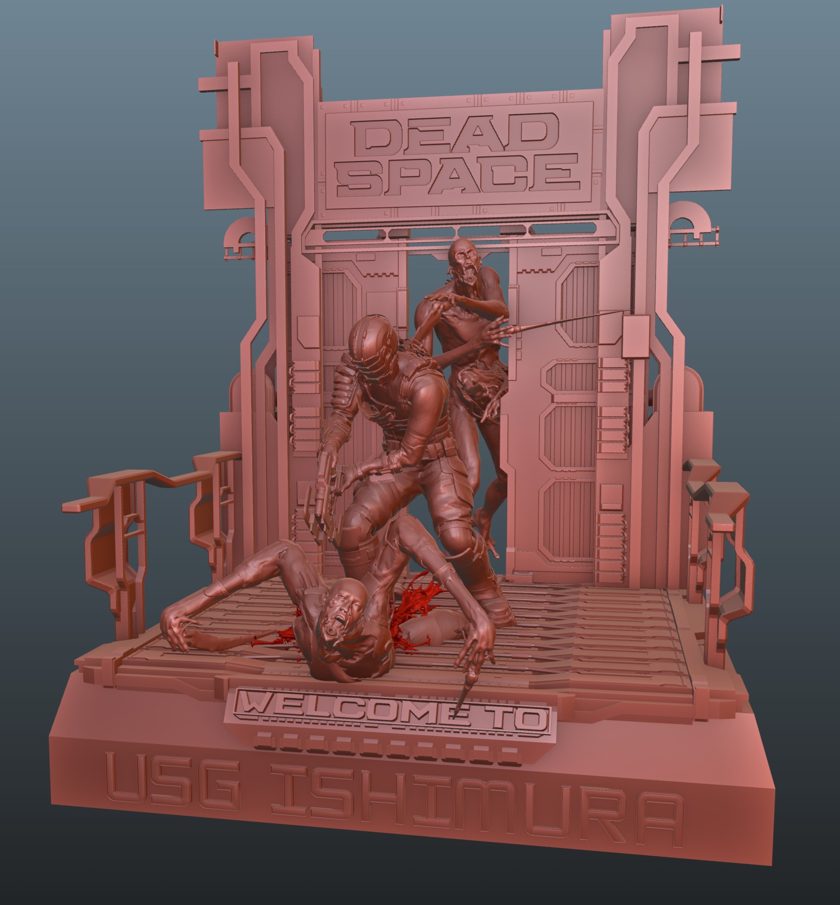 Dead Space Welcome to Ishimura diorama Bonus 3D print model_5