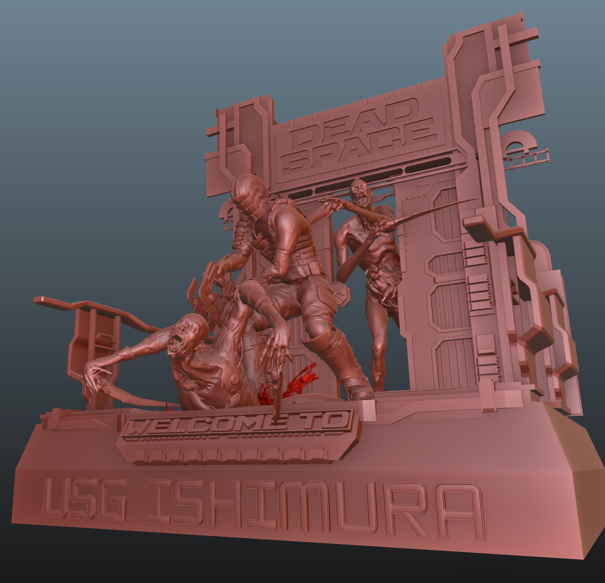 Dead Space Welcome to Ishimura diorama Bonus 3D print model_7