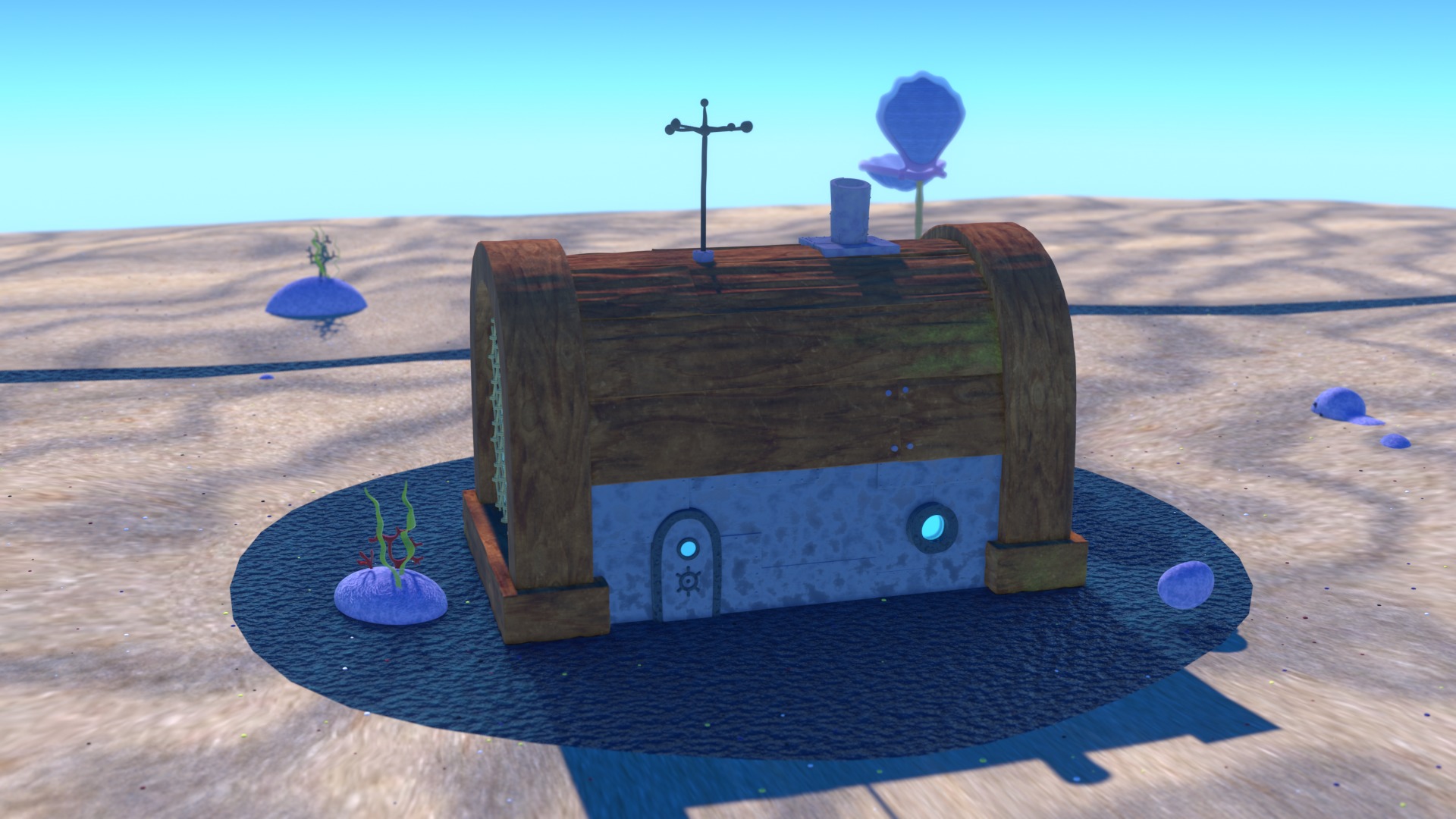 The Krusty Krab 3D model_1