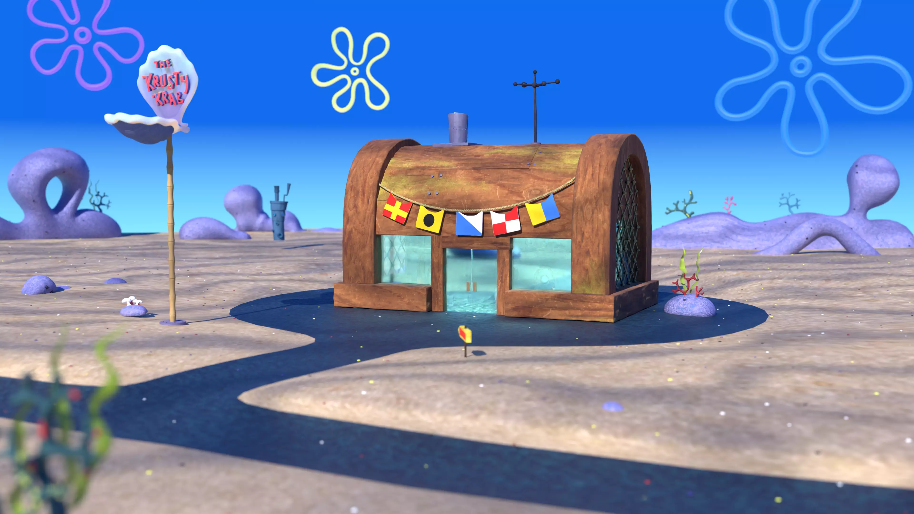 The Krusty Krab 3D model_0