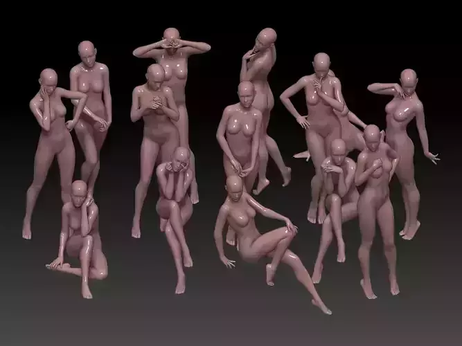 pack 15 sexy women poses