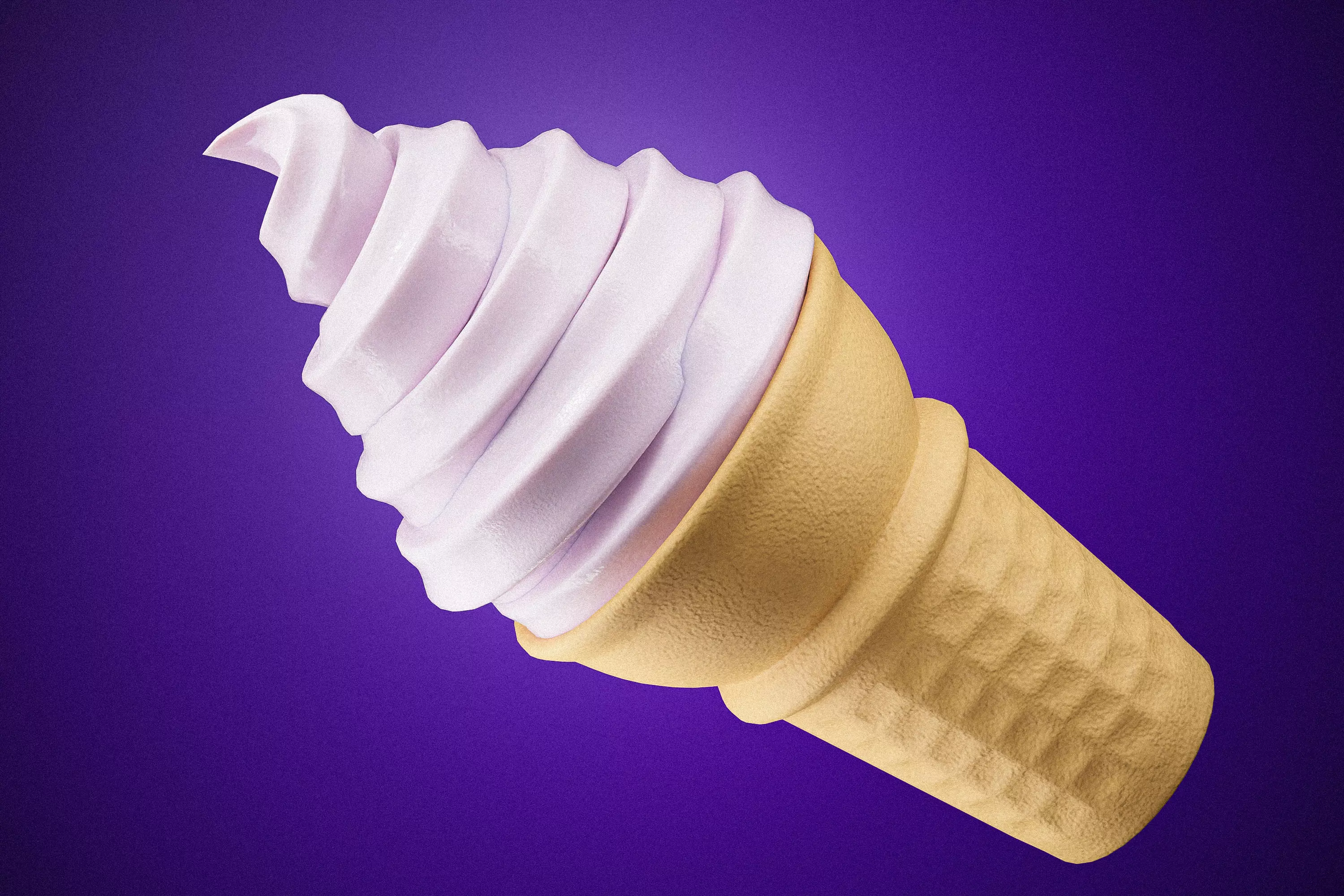 Ice Cream Cone 01 3D model