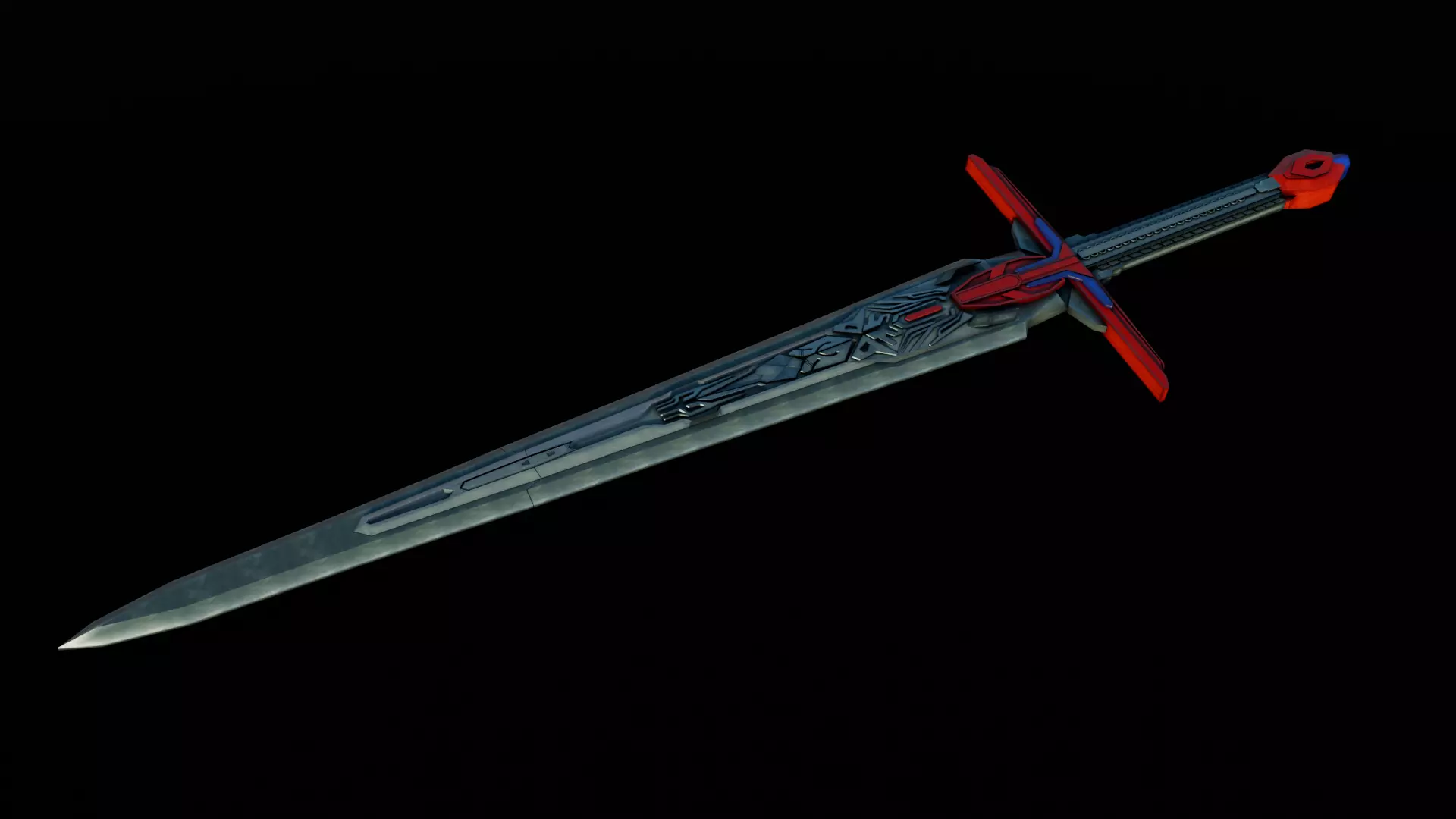 The sword of Optimus Prime Free 3D model_0