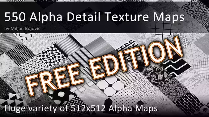 550 Alpha Detail 512x512 - FREE EDITION