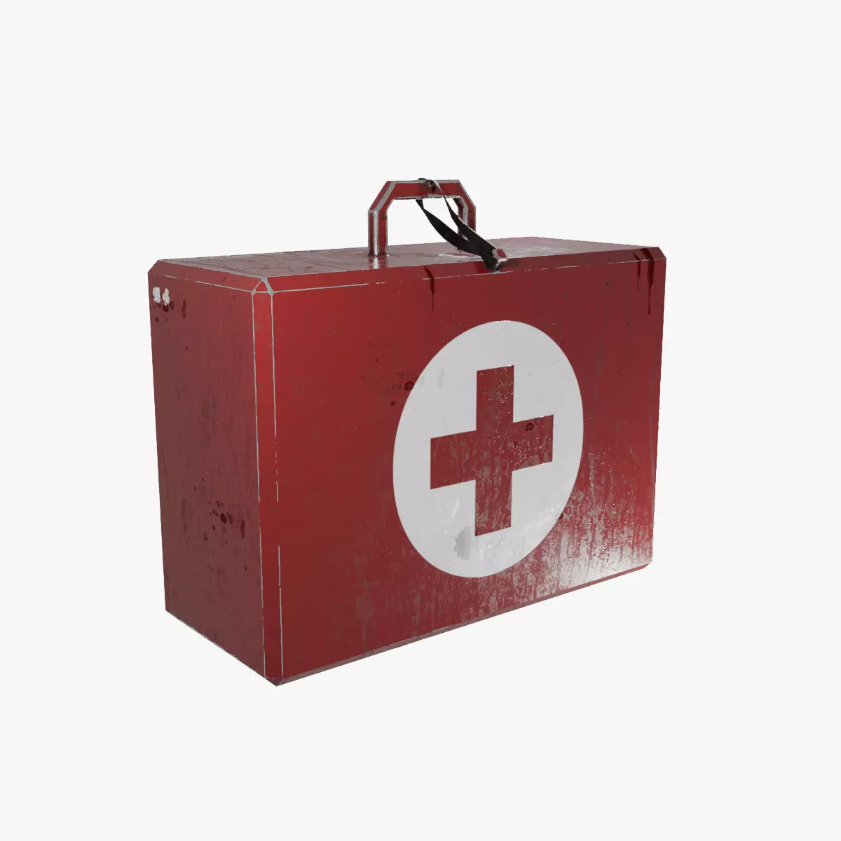 Med Kit Low-poly 3D model_0