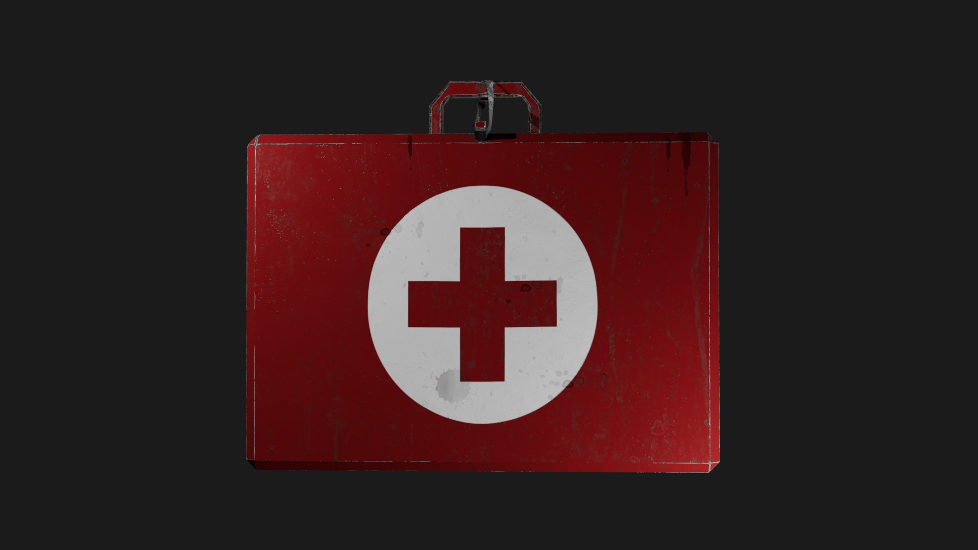 Med Kit Low-poly 3D model_2