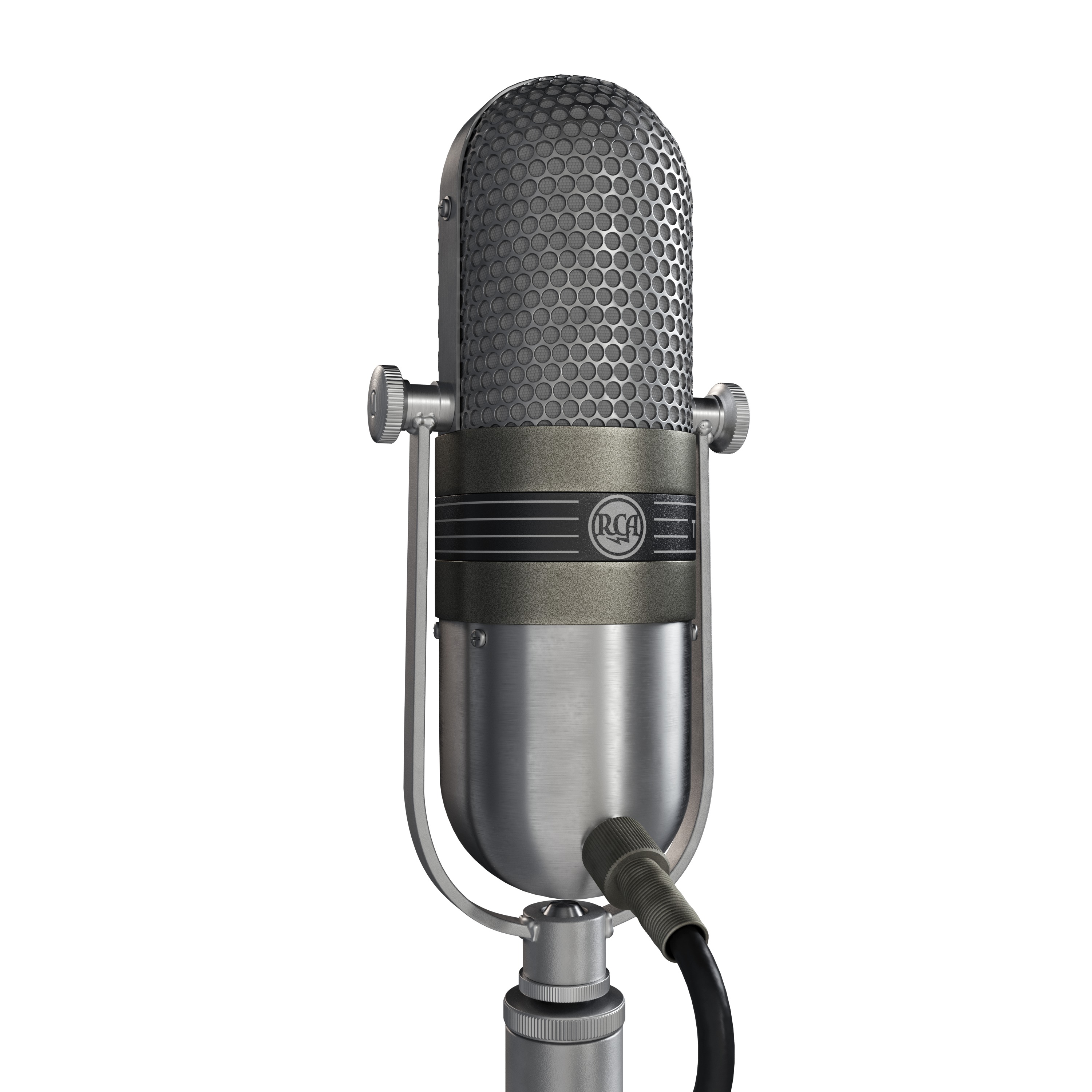 Vintage Retro RCA 77-DX Ribbon Microphone 3D model | CGTrader