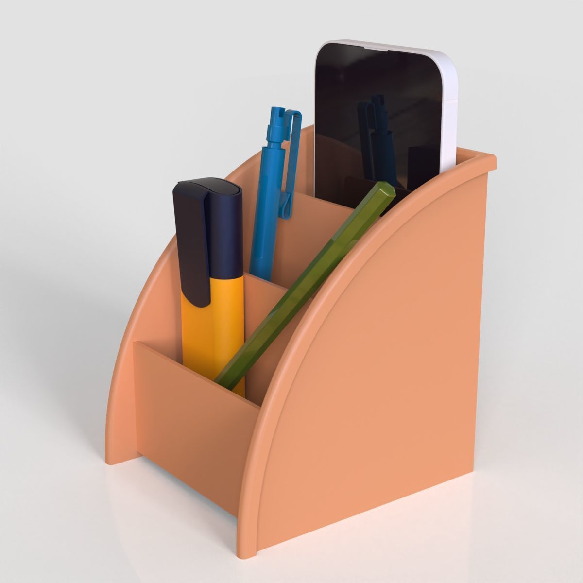 Desk Organizer 3D print model_7