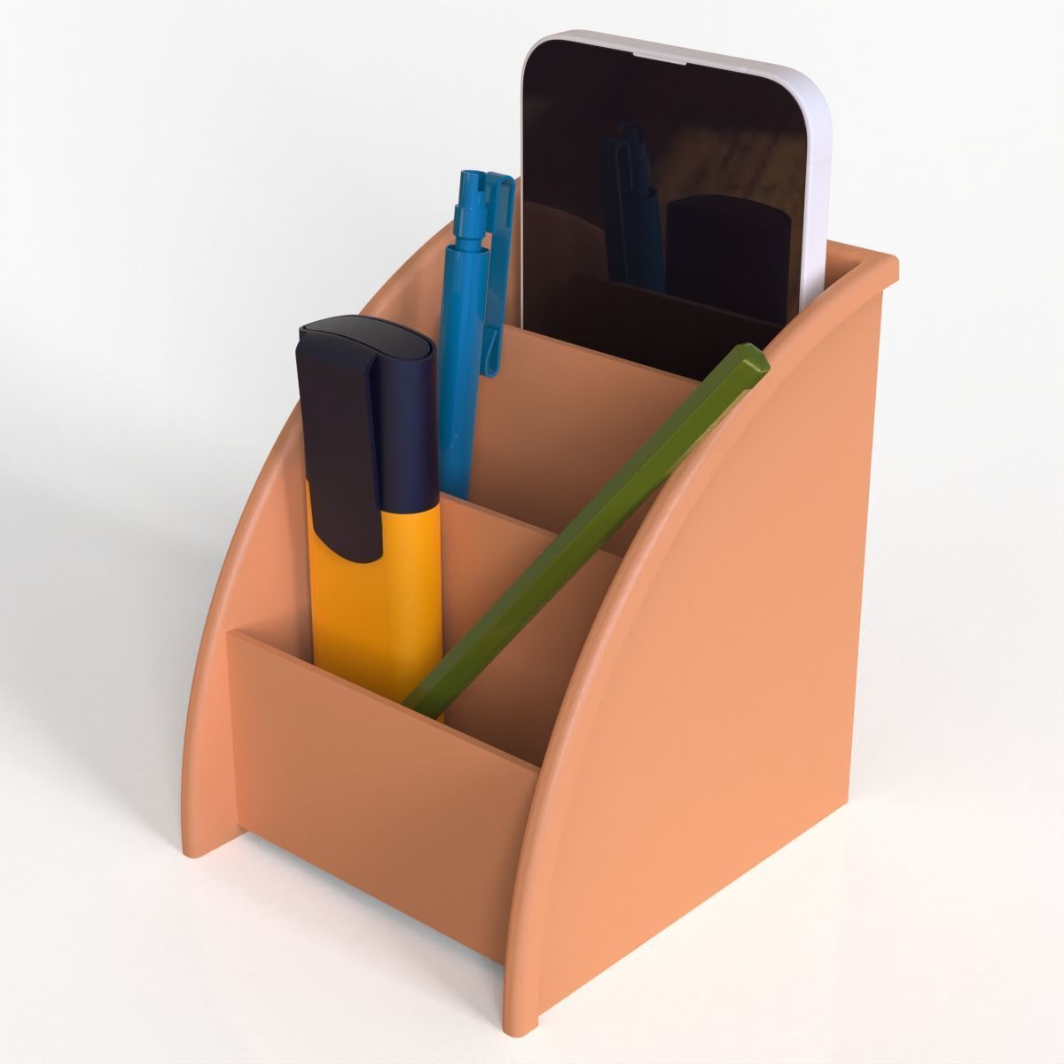 Desk Organizer 3D print model_13