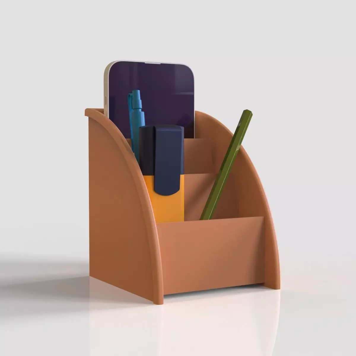 Desk Organizer 3D print model_0