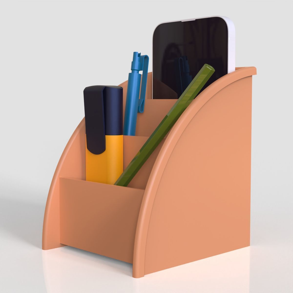 Desk Organizer 3D print model_9
