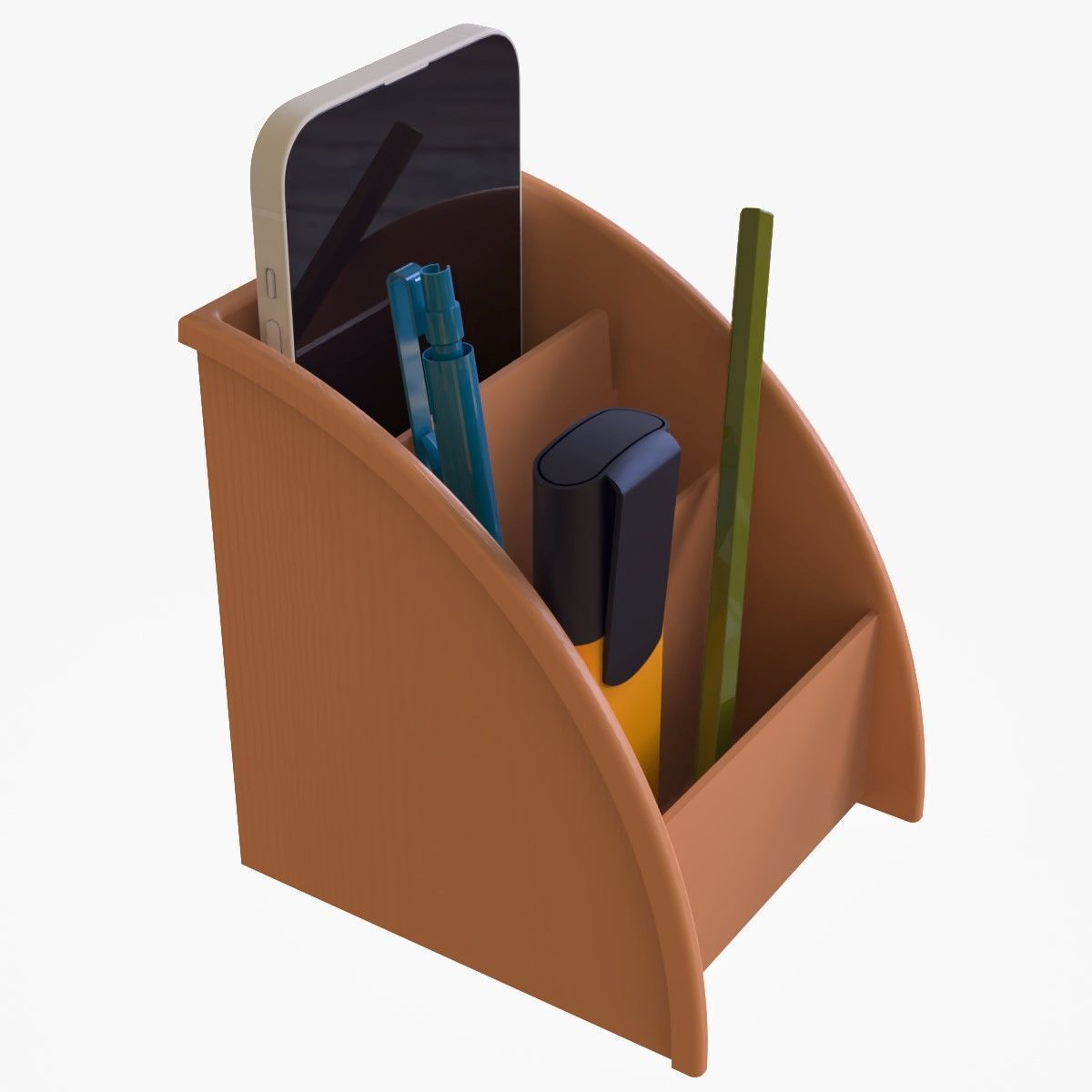 Desk Organizer 3D print model_5