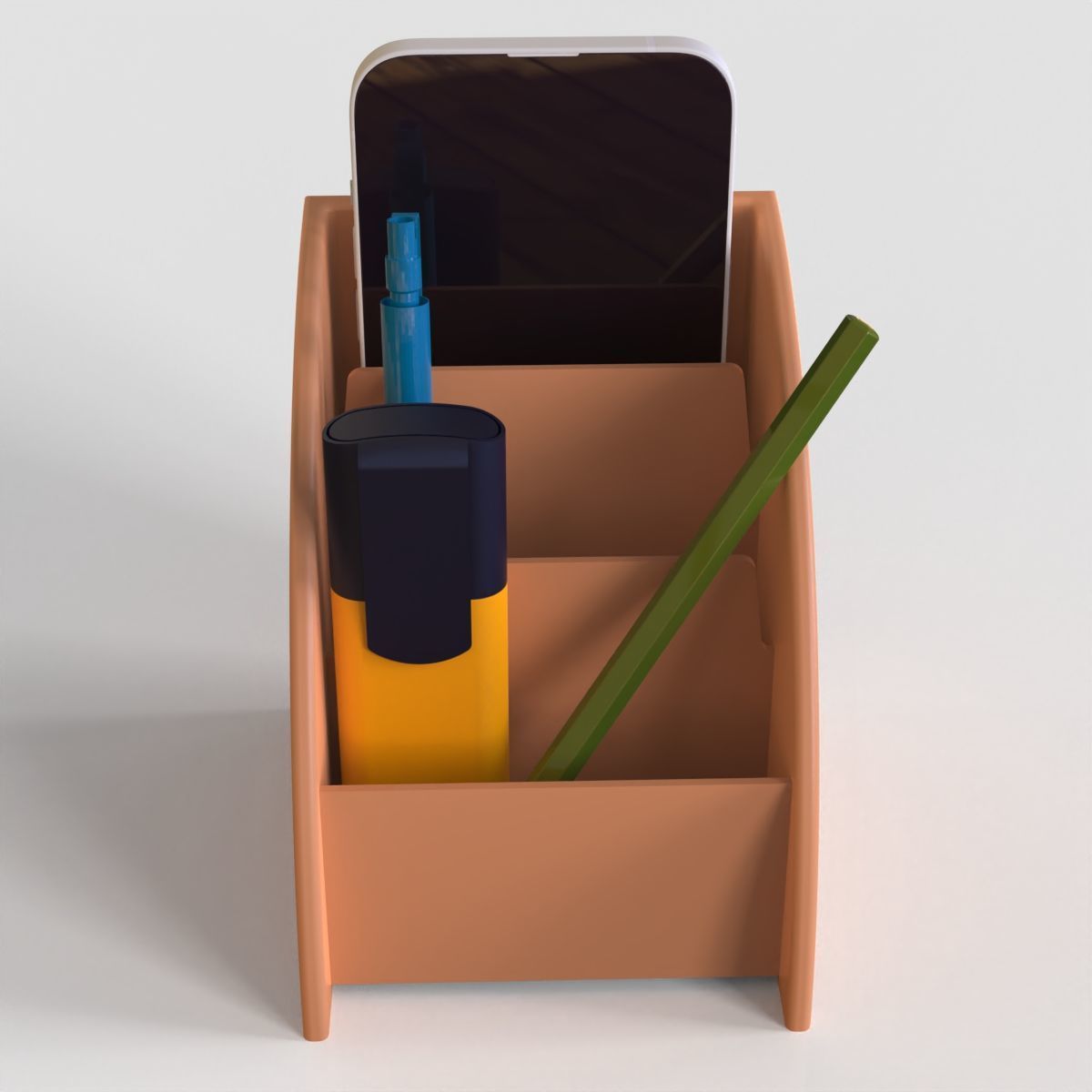 Desk Organizer 3D print model_6
