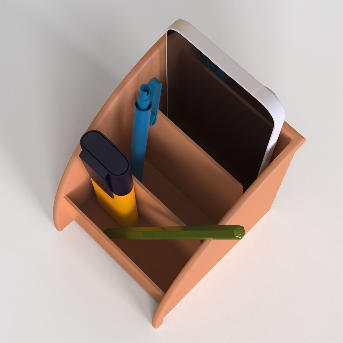 Desk Organizer 3D print model_12