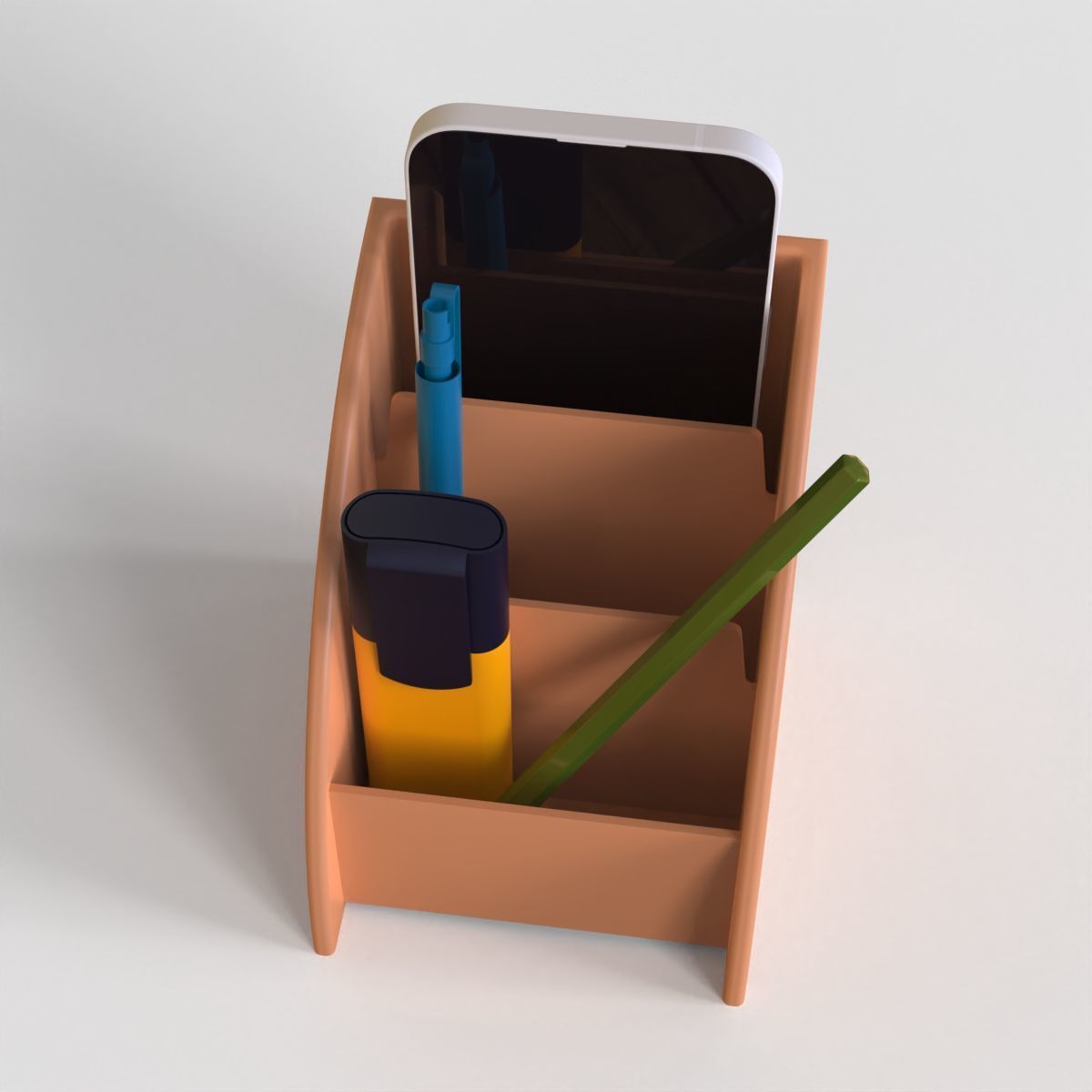 Desk Organizer 3D print model_11