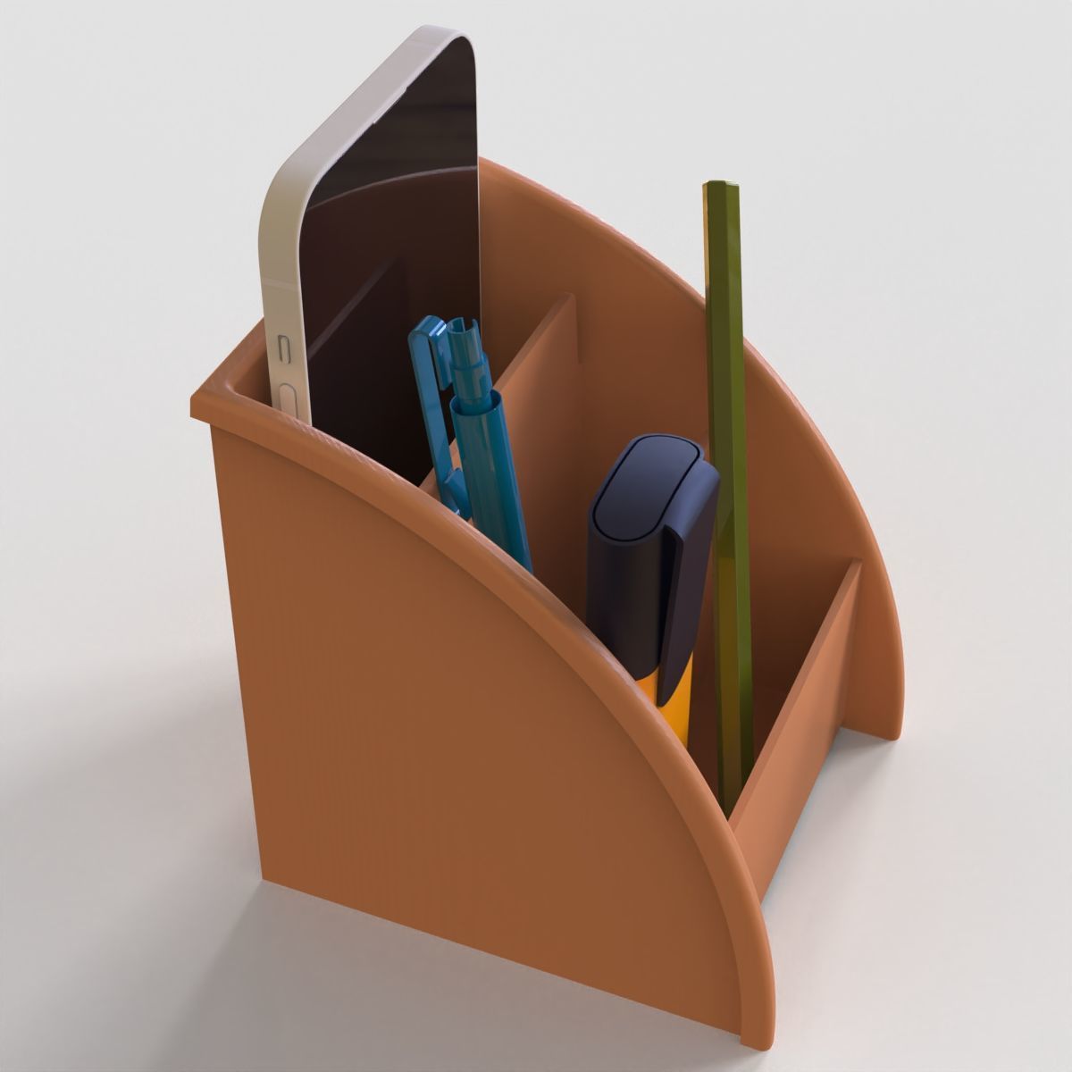 Desk Organizer 3D print model_3