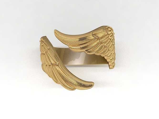 AngelWingsRing 3D print model