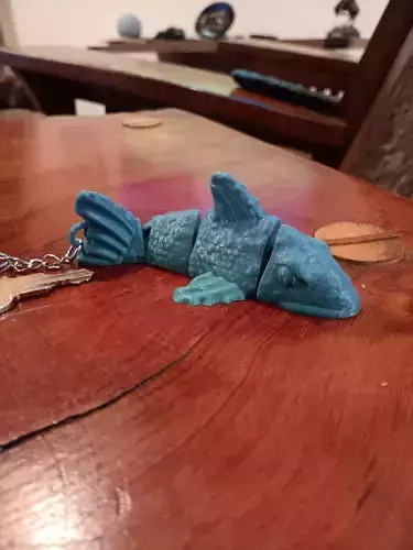 Koi Fish Keychain - flexi fidget toy