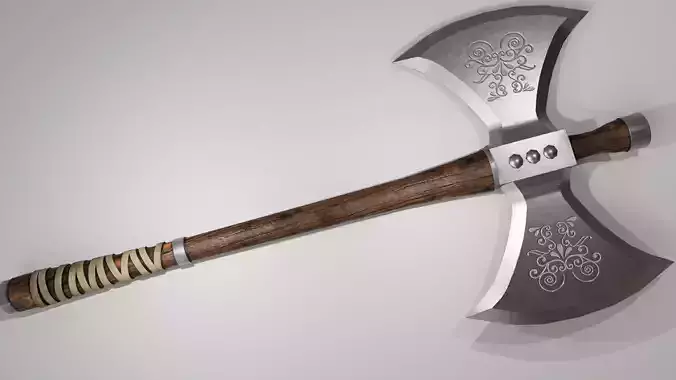 Medieval Battle Axe