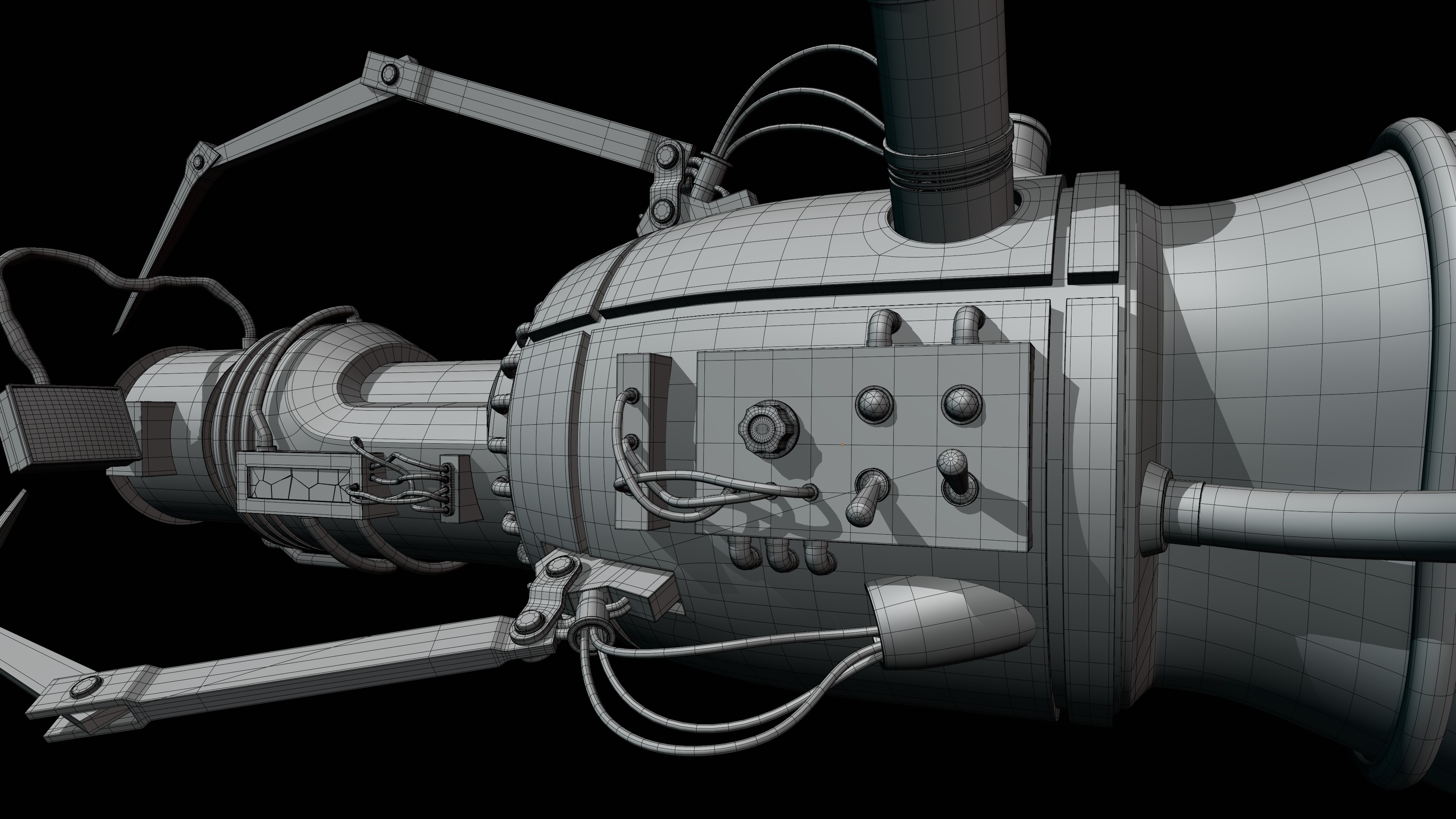 Sci-Fi Plasma Gun Model 3D model_5