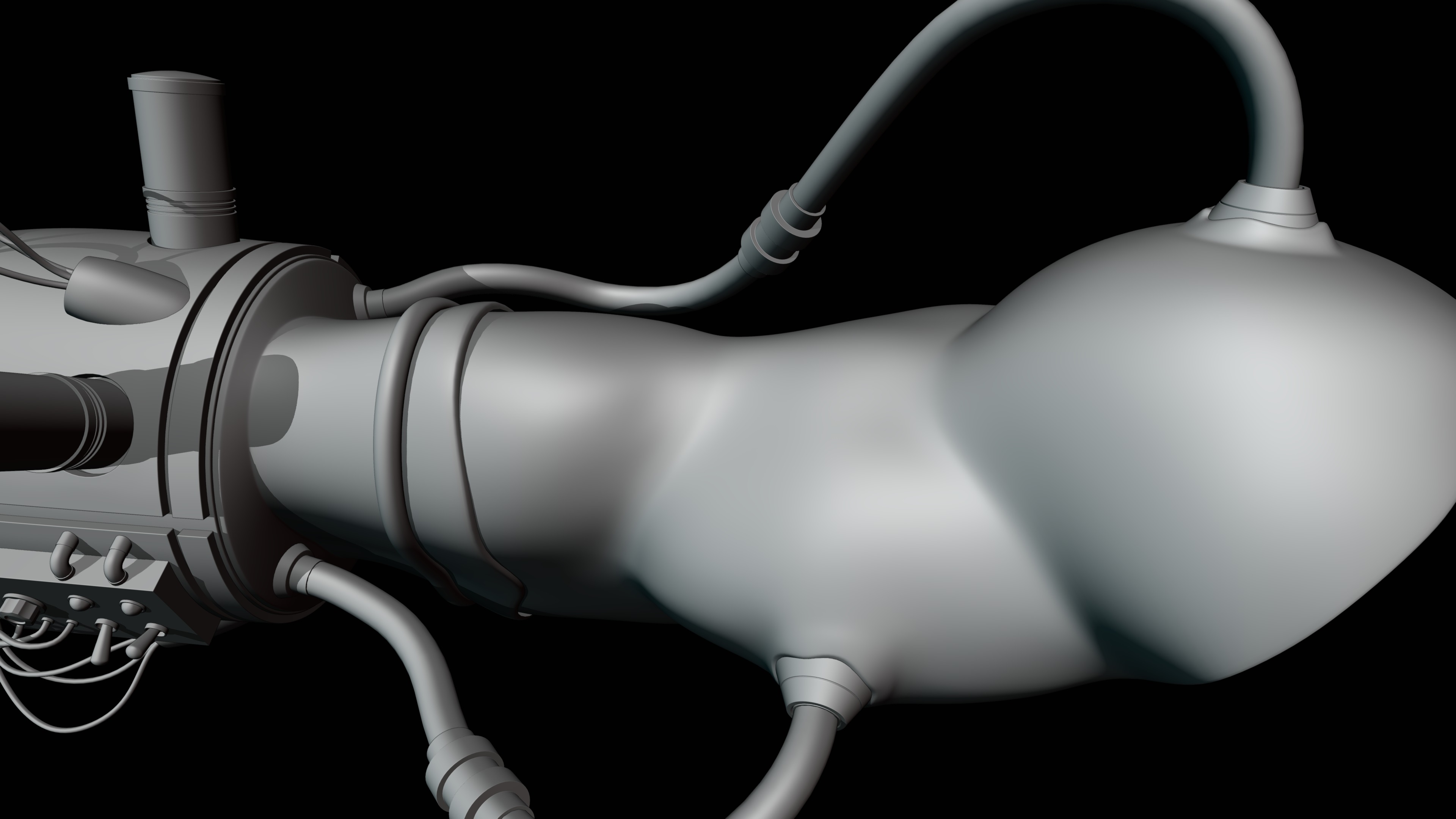 Sci-Fi Plasma Gun Model 3D model_8