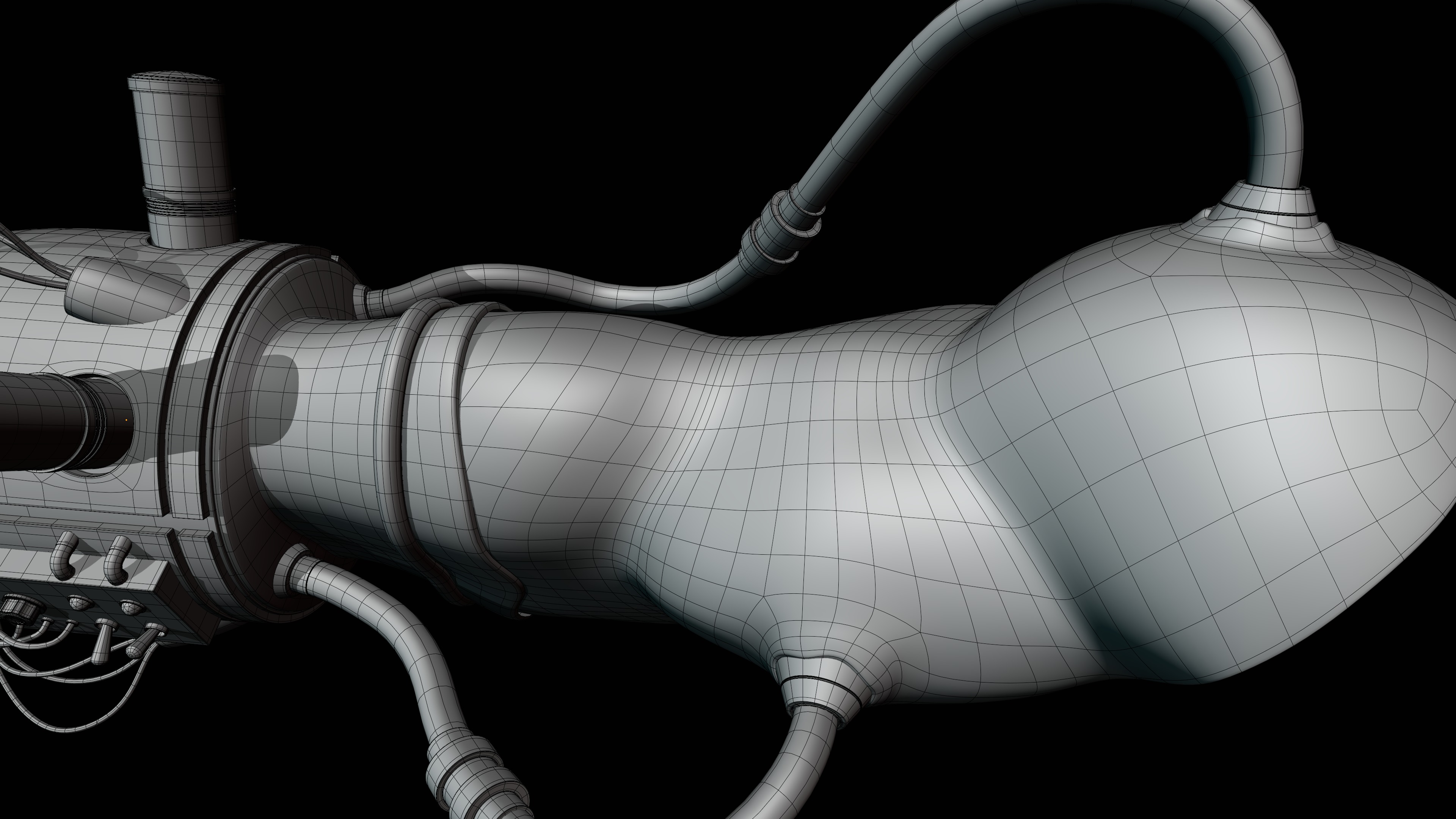 Sci-Fi Plasma Gun Model 3D model_9