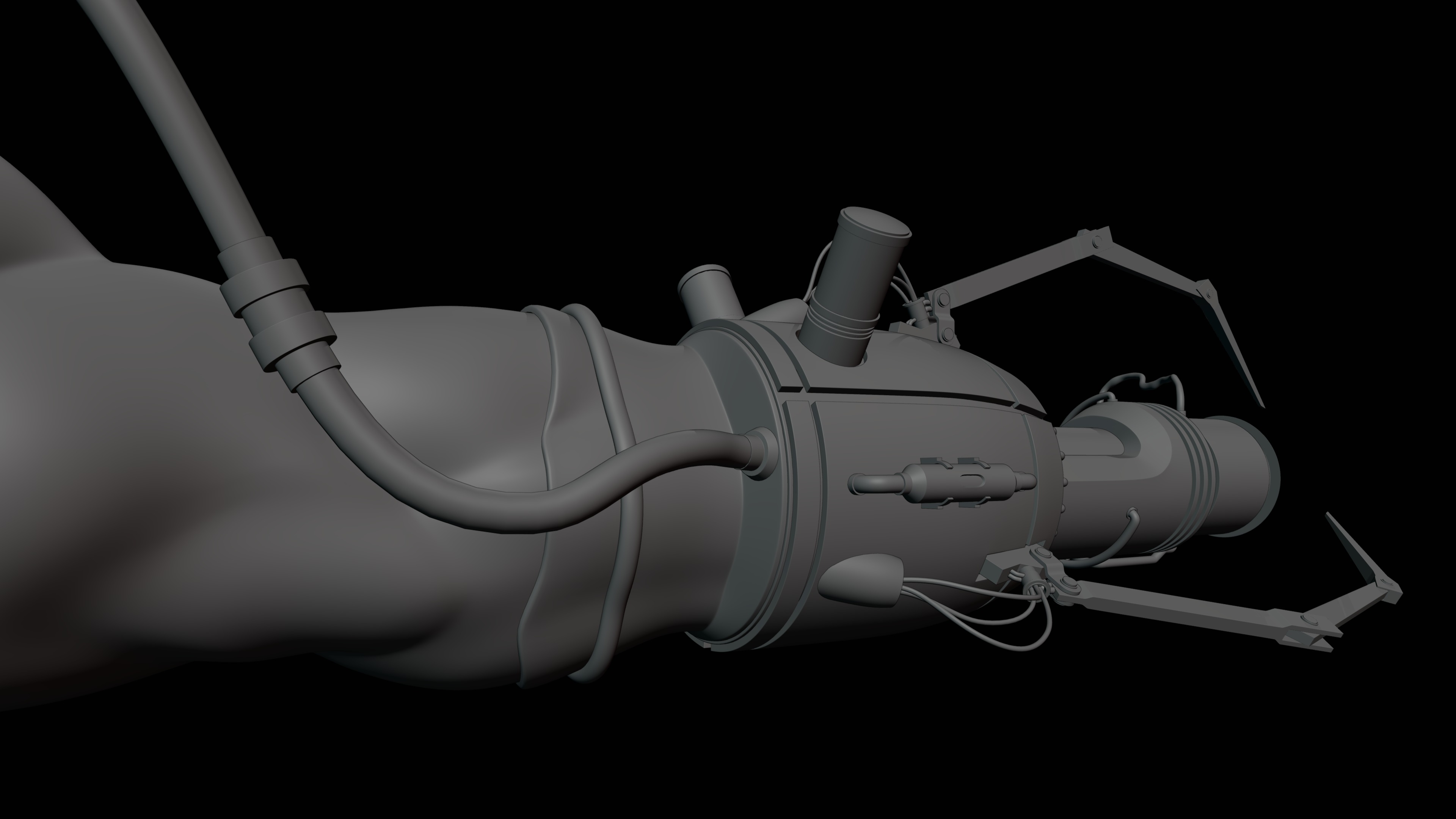Sci-Fi Plasma Gun Model 3D model_10